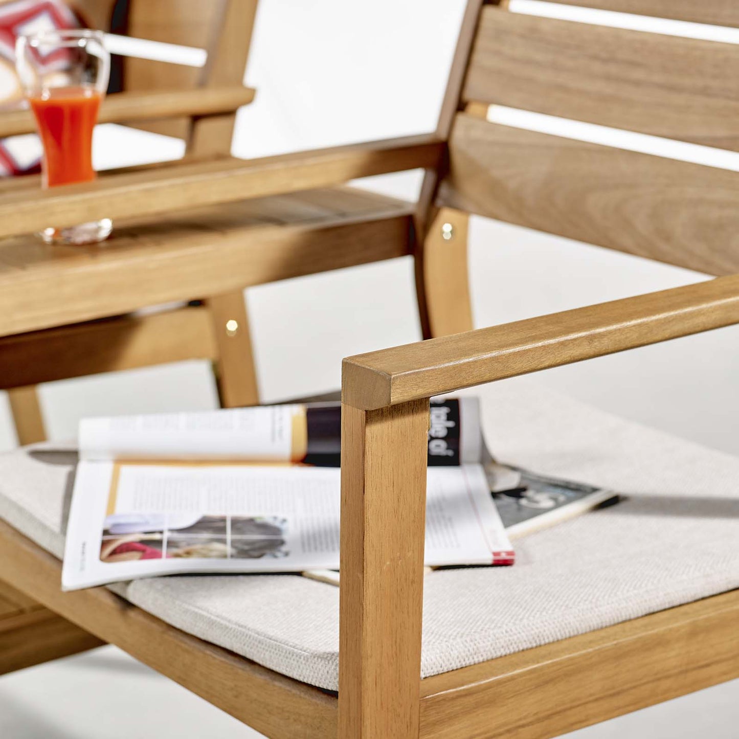 Modway Viewscape Outdoor Patio Ash Wood Jack and Jill Chair Set | Outdoor Chairs | Modishstore-8