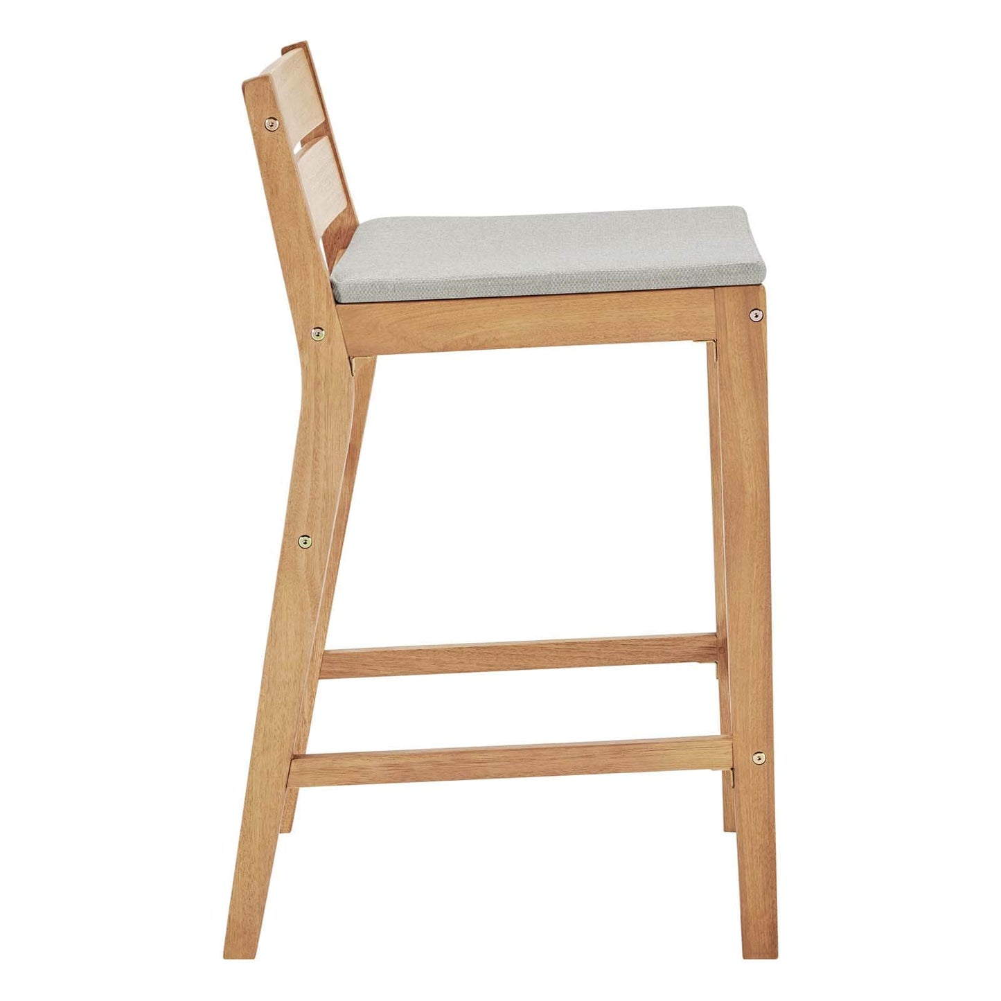 Modway Riverlake Outdoor Patio Ash Wood Bar Stool | Bar Stools | Modishstore-3