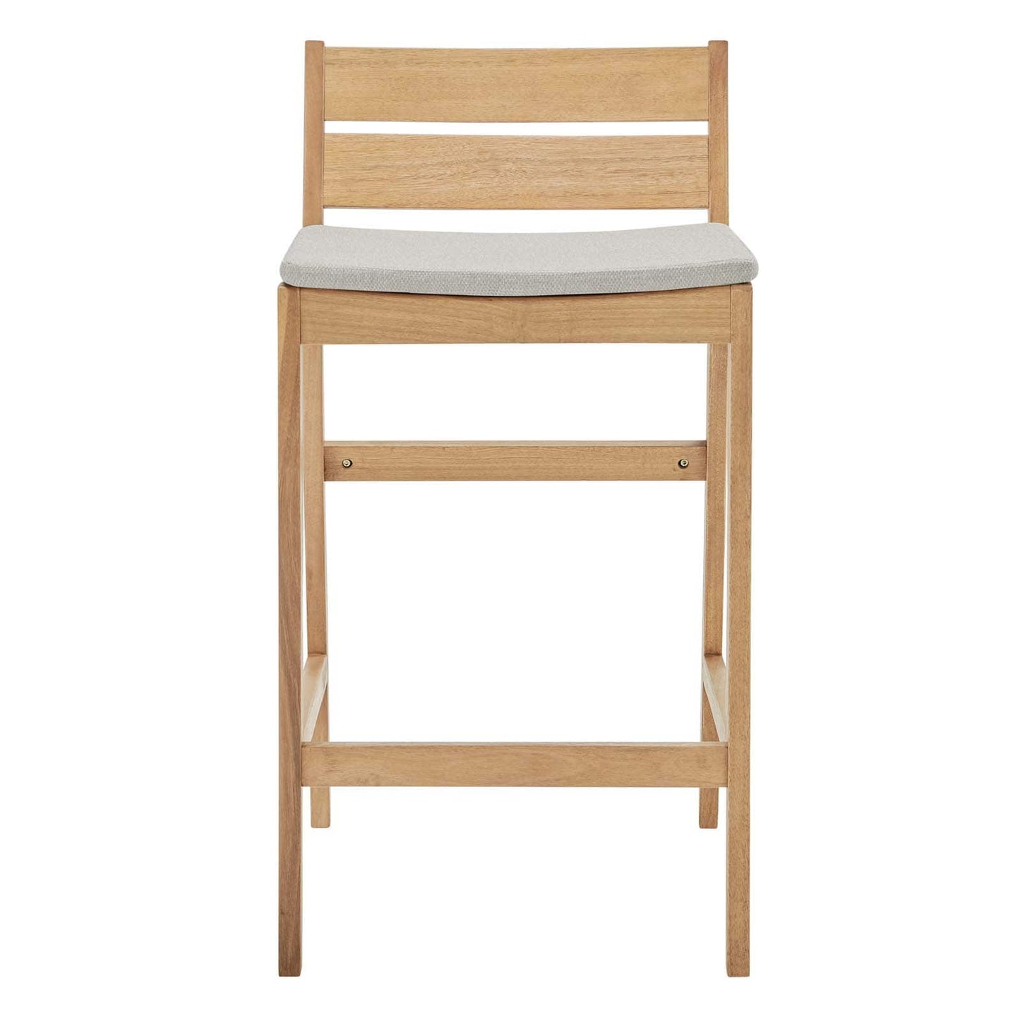 Modway Riverlake Outdoor Patio Ash Wood Bar Stool | Bar Stools | Modishstore-5