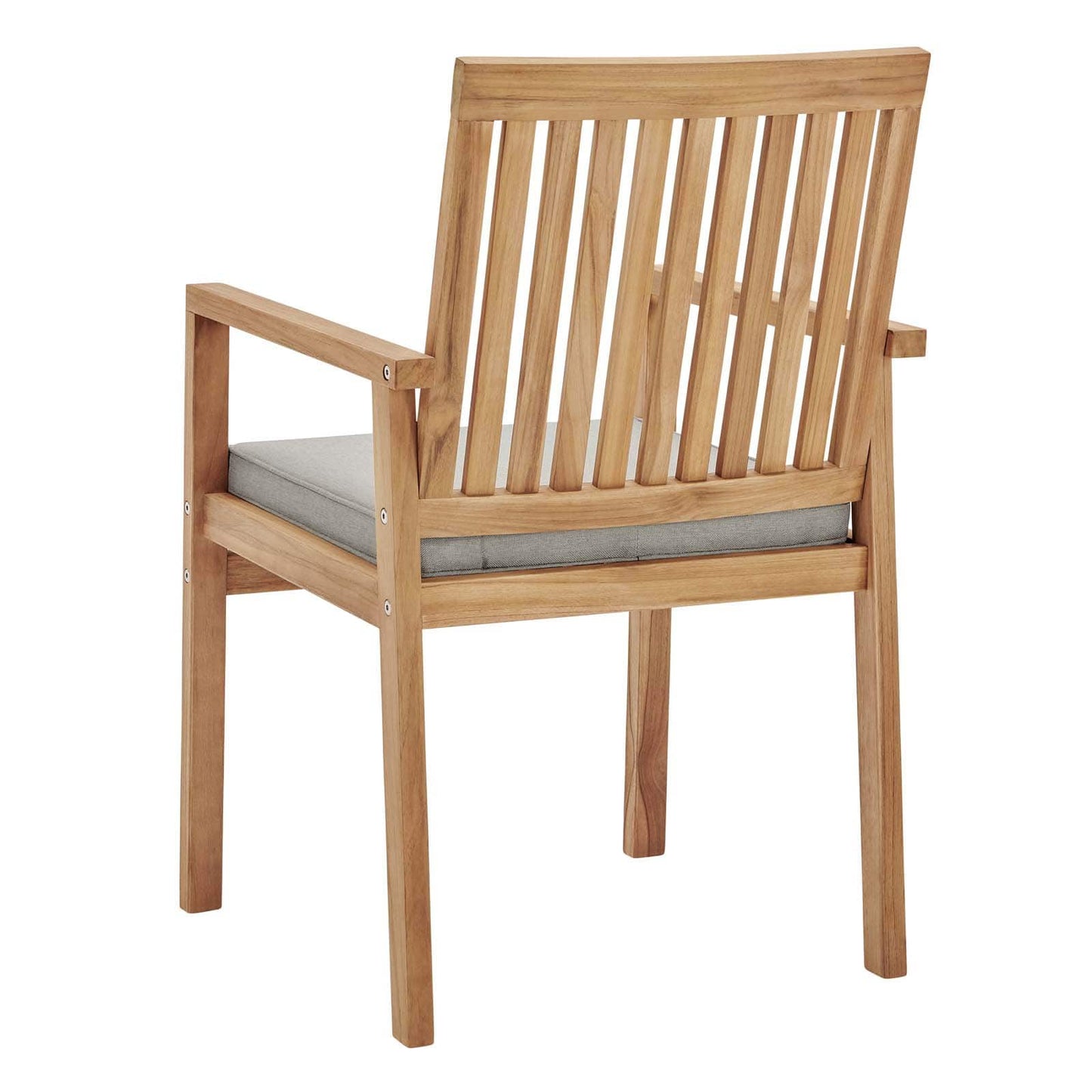 Modway Farmstay Outdoor Patio Teak Wood Dining Armchair | Armchairs | 