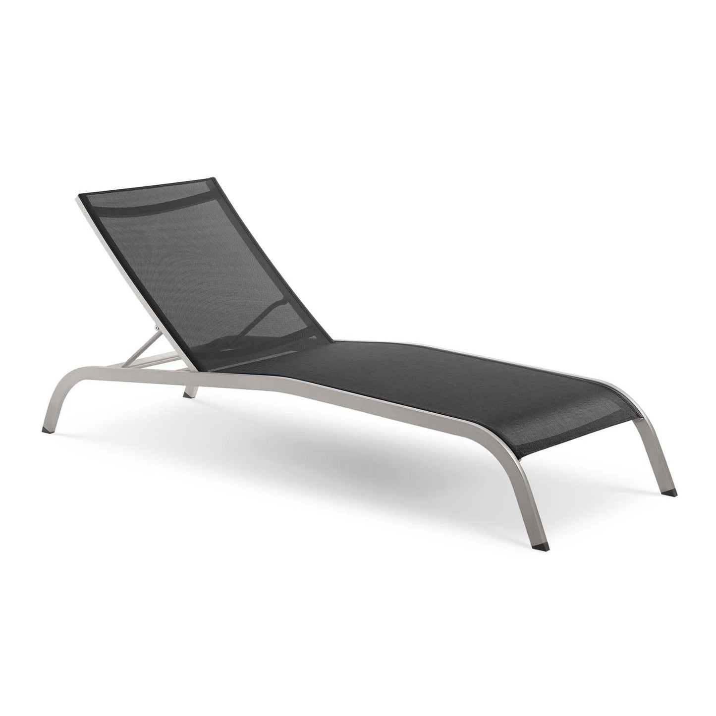 Modway Savannah Mesh Chaise Outdoor Patio Aluminum Lounge Chair | Outdoor Recliners & Lounge Chairs | Modishstore-2
