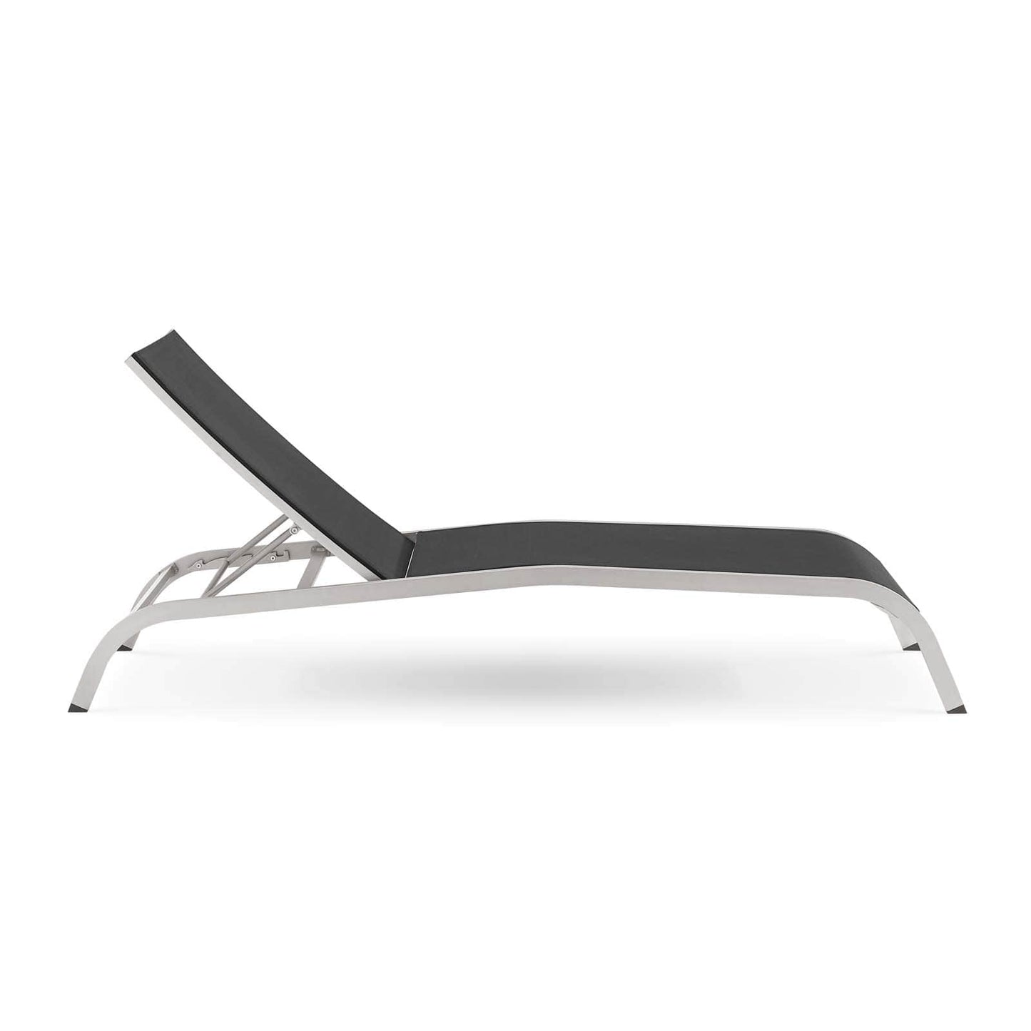 Modway Savannah Mesh Chaise Outdoor Patio Aluminum Lounge Chair | Outdoor Recliners & Lounge Chairs | Modishstore-3