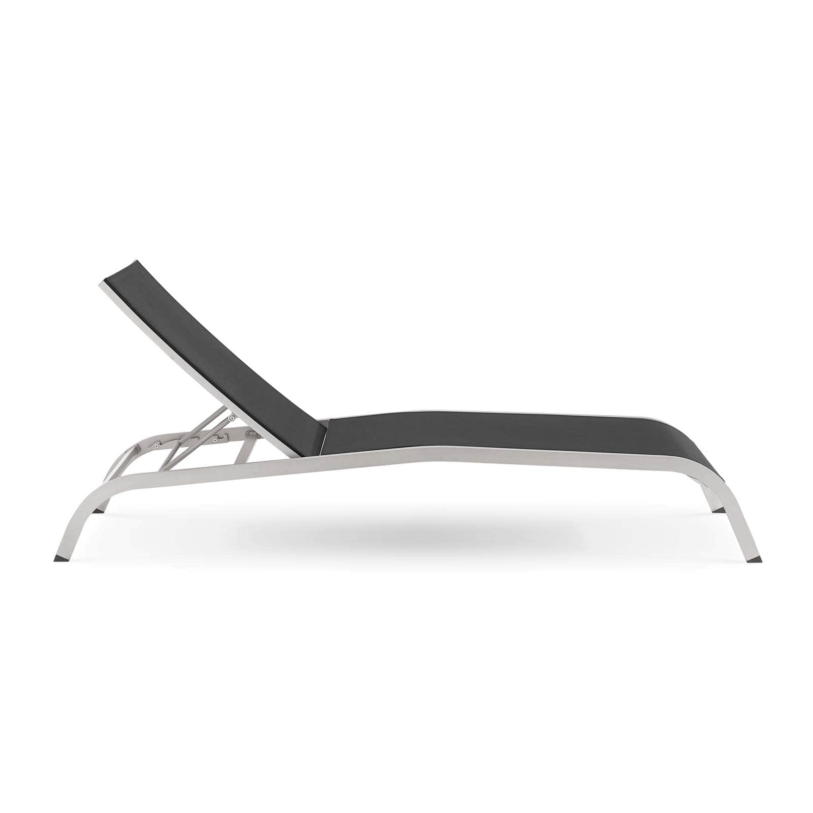 Modway Savannah Mesh Chaise Outdoor Patio Aluminum Lounge Chair | Outdoor Recliners & Lounge Chairs | Modishstore-3