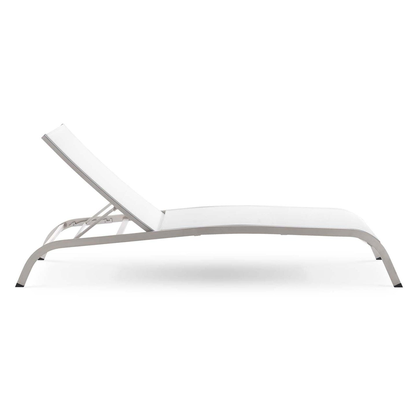 Modway Savannah Mesh Chaise Outdoor Patio Aluminum Lounge Chair | Outdoor Recliners & Lounge Chairs | Modishstore-16