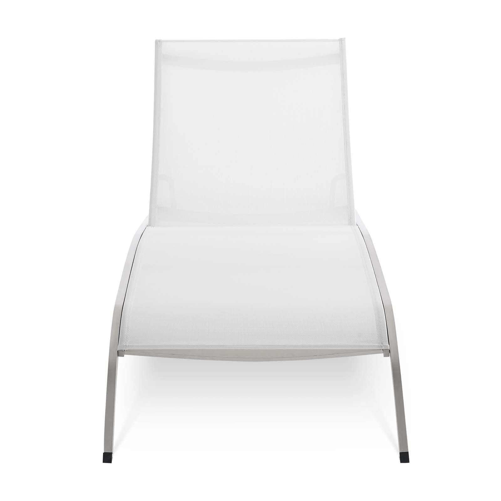 Modway Savannah Mesh Chaise Outdoor Patio Aluminum Lounge Chair | Outdoor Recliners & Lounge Chairs | Modishstore-18
