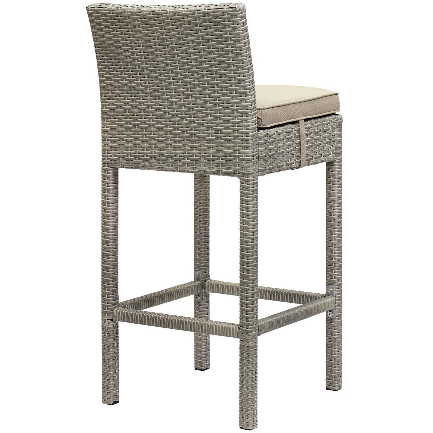 Modway Conduit 5 Piece Outdoor Patio Wicker Rattan Set