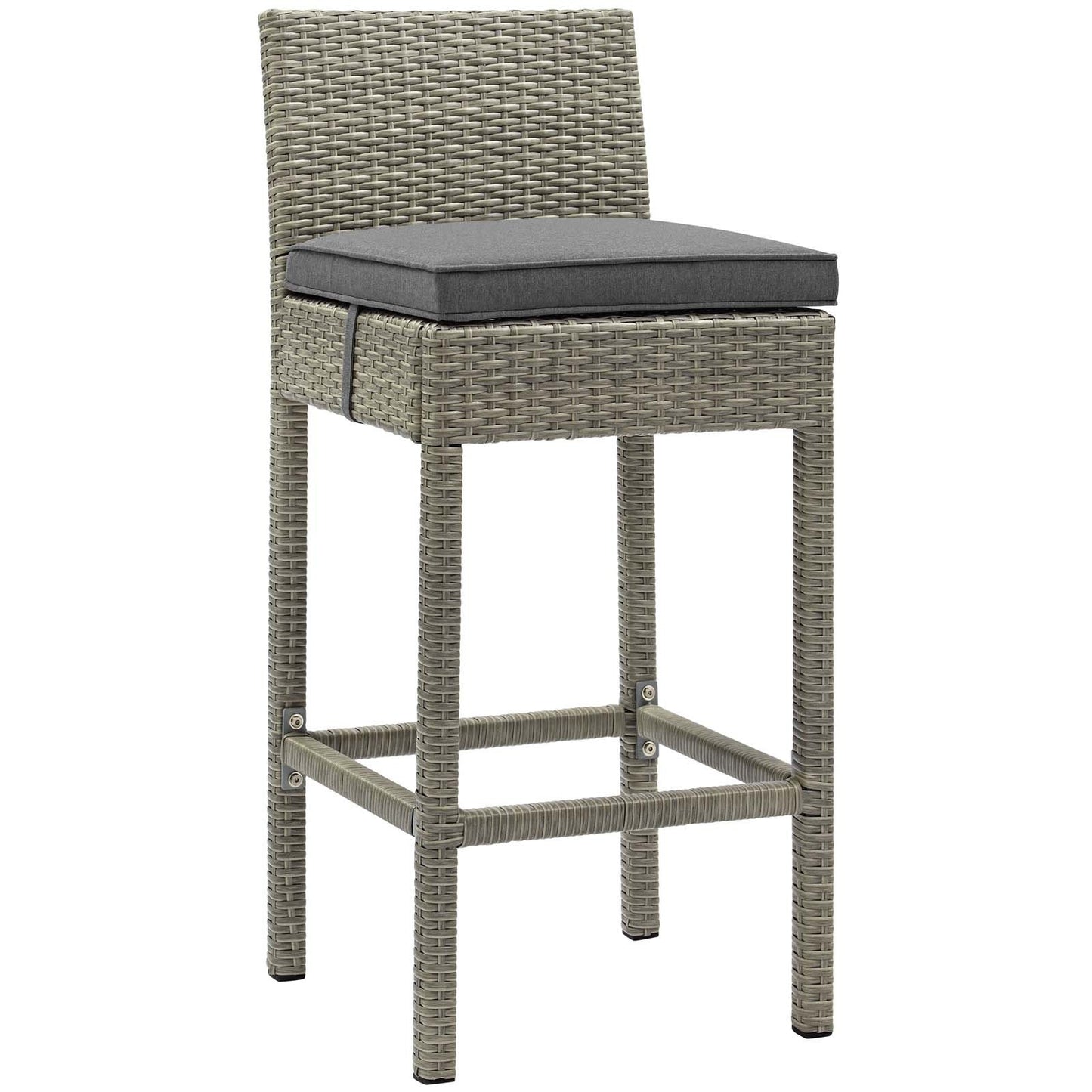 Modway Conduit 5 Piece Outdoor Patio Wicker Rattan Set