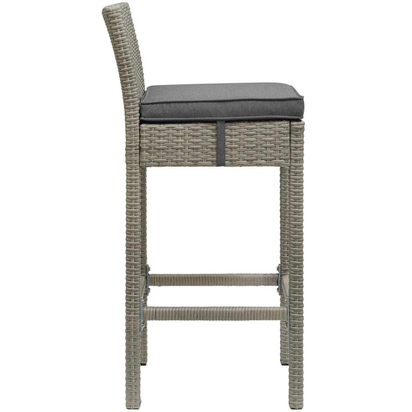 Modway Conduit 5 Piece Outdoor Patio Wicker Rattan Set