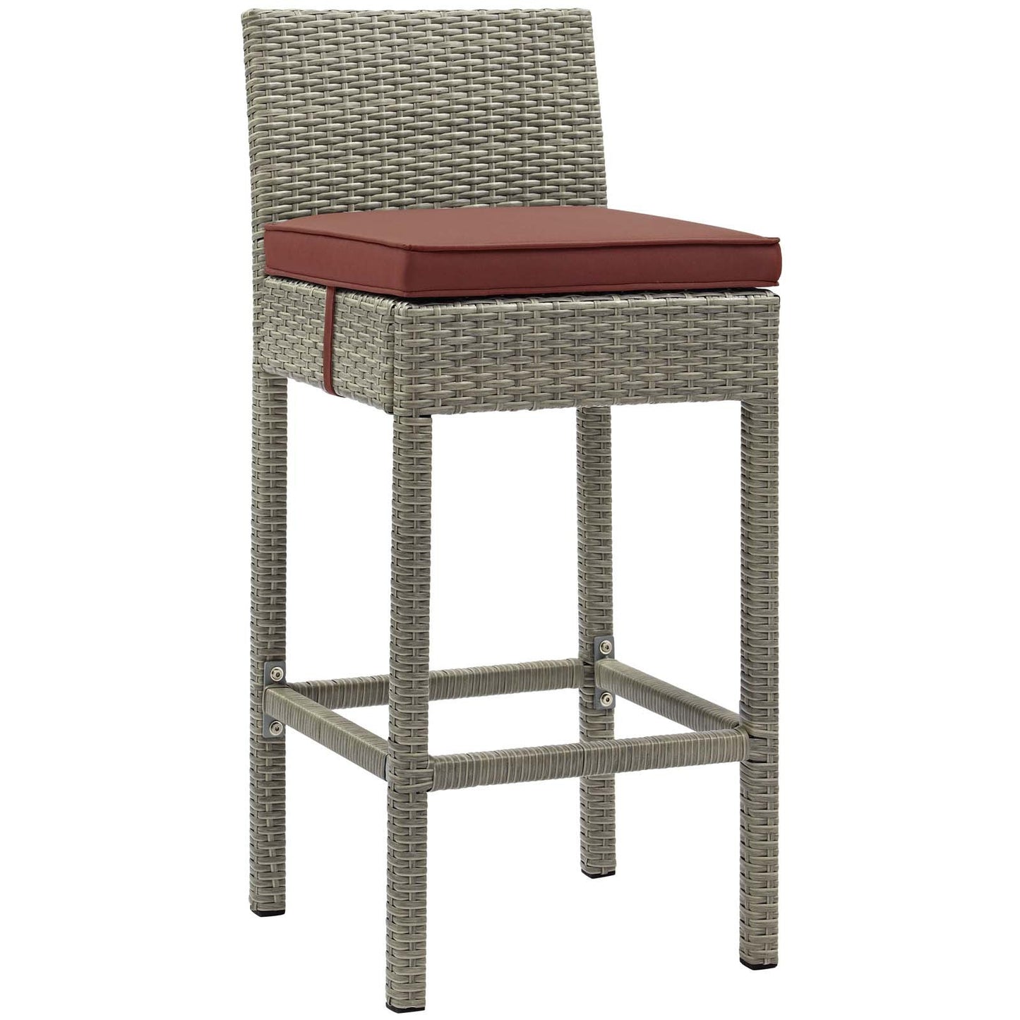 Modway Conduit 5 Piece Outdoor Patio Wicker Rattan Set