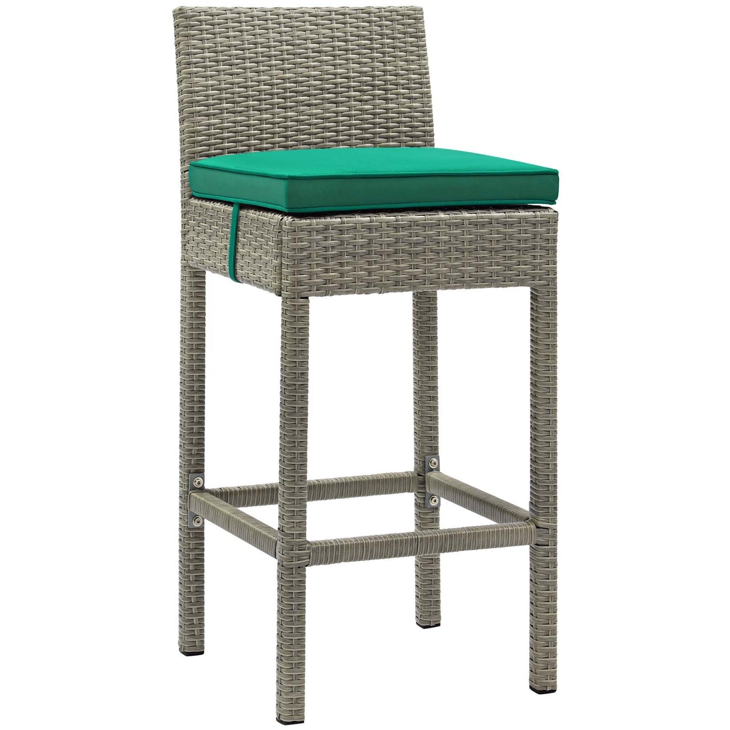 Modway Conduit 5 Piece Outdoor Patio Wicker Rattan Set