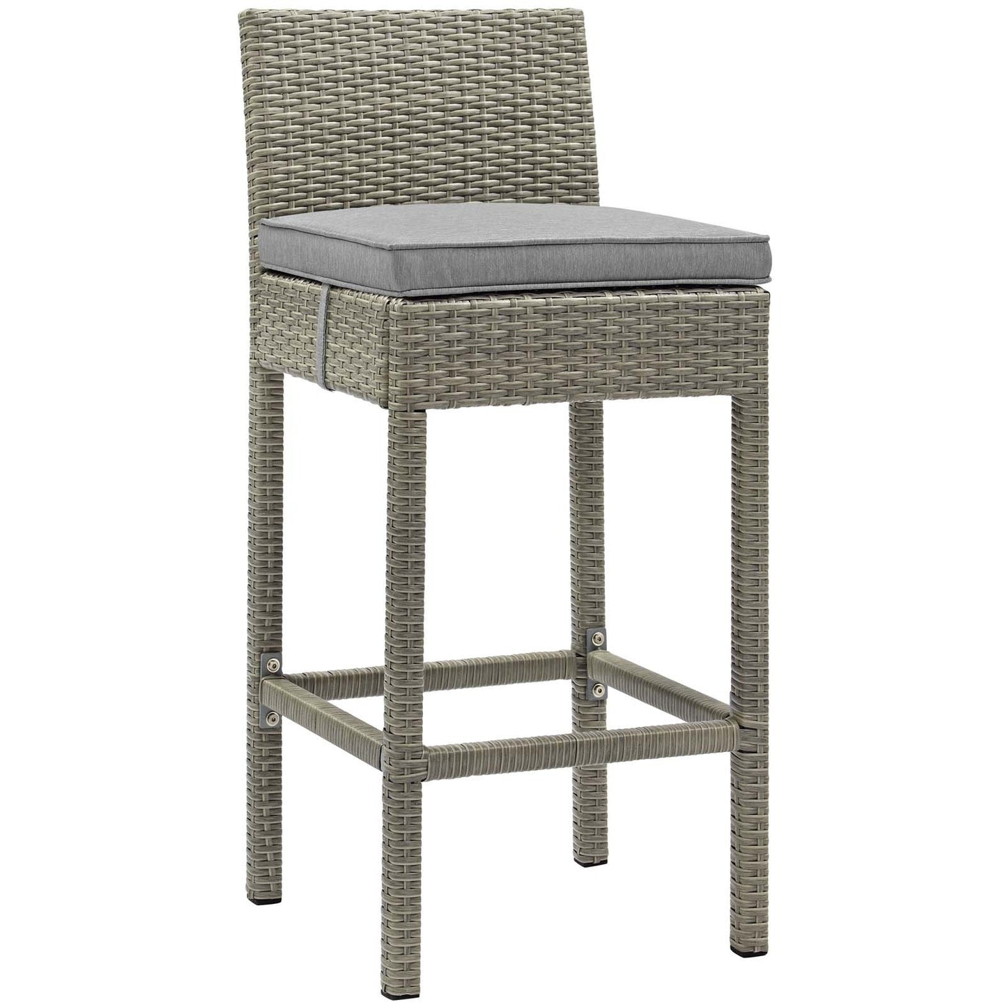 Modway Conduit 5 Piece Outdoor Patio Wicker Rattan Set