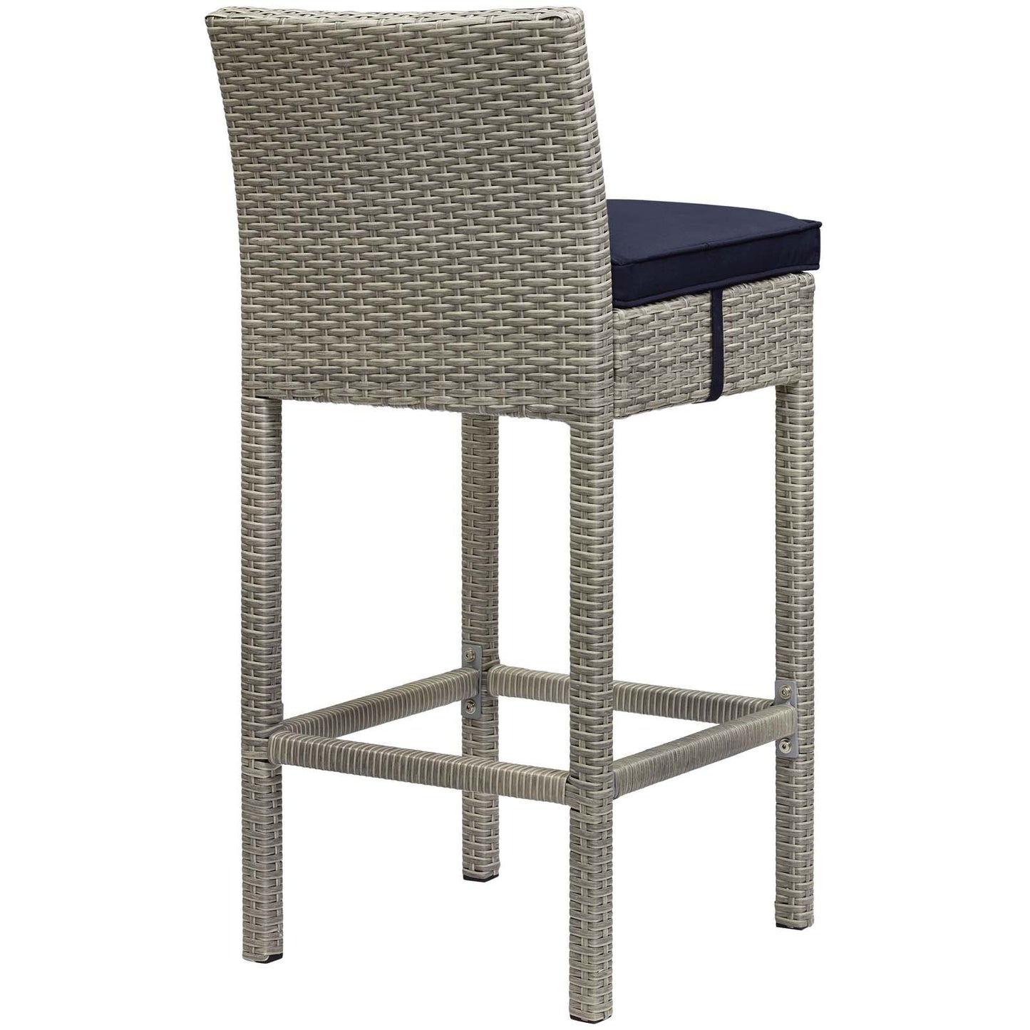 Modway Conduit 5 Piece Outdoor Patio Wicker Rattan Set