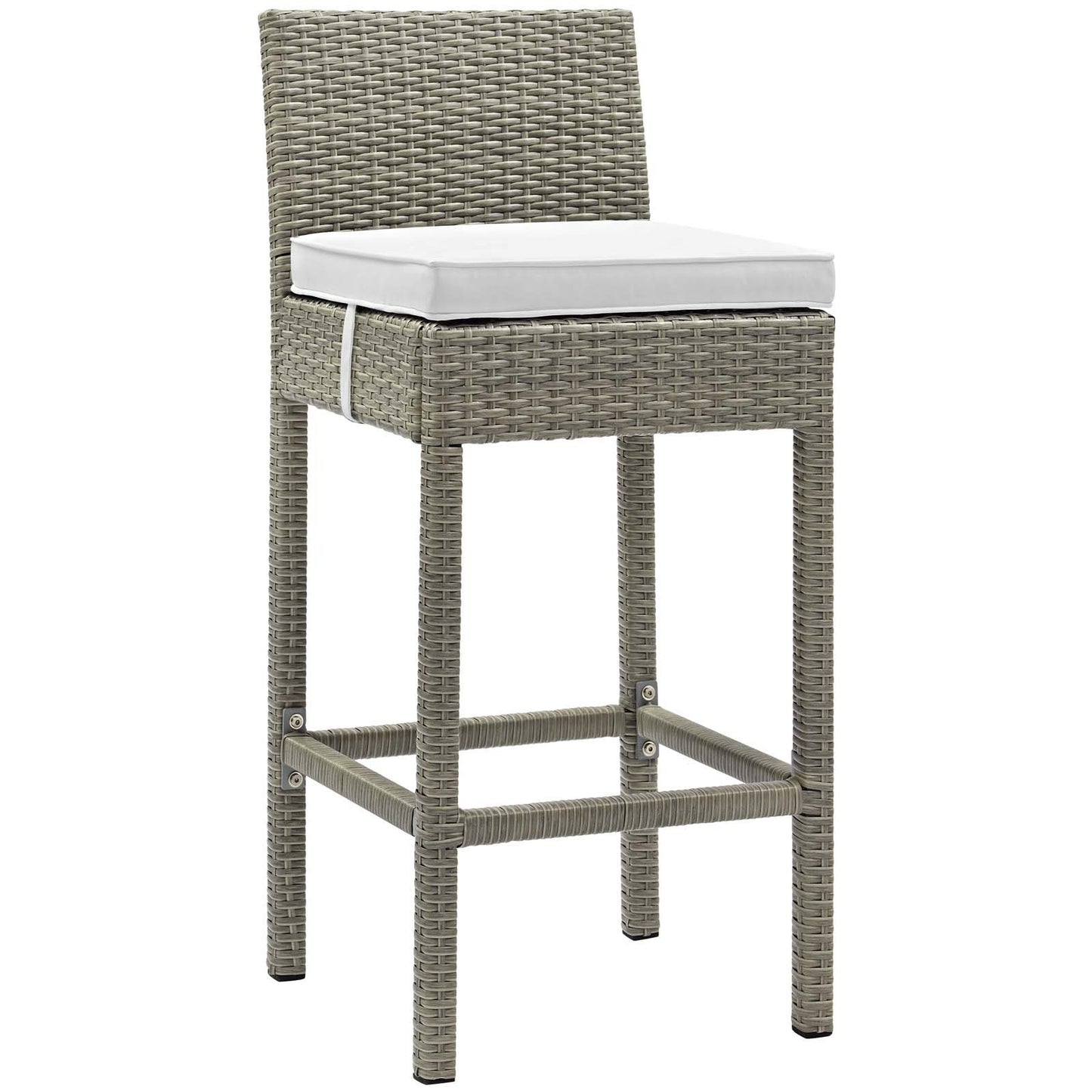 Modway Conduit 5 Piece Outdoor Patio Wicker Rattan Set