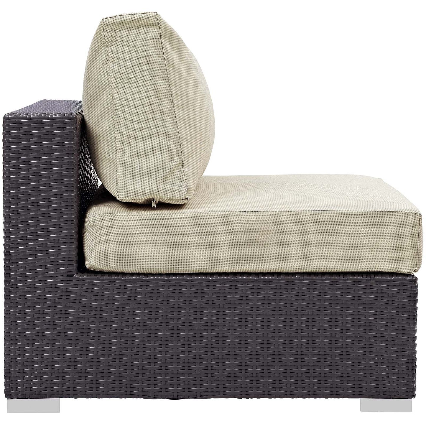 Modway Convene 5 Piece Set Outdoor Patio with Fire Pit