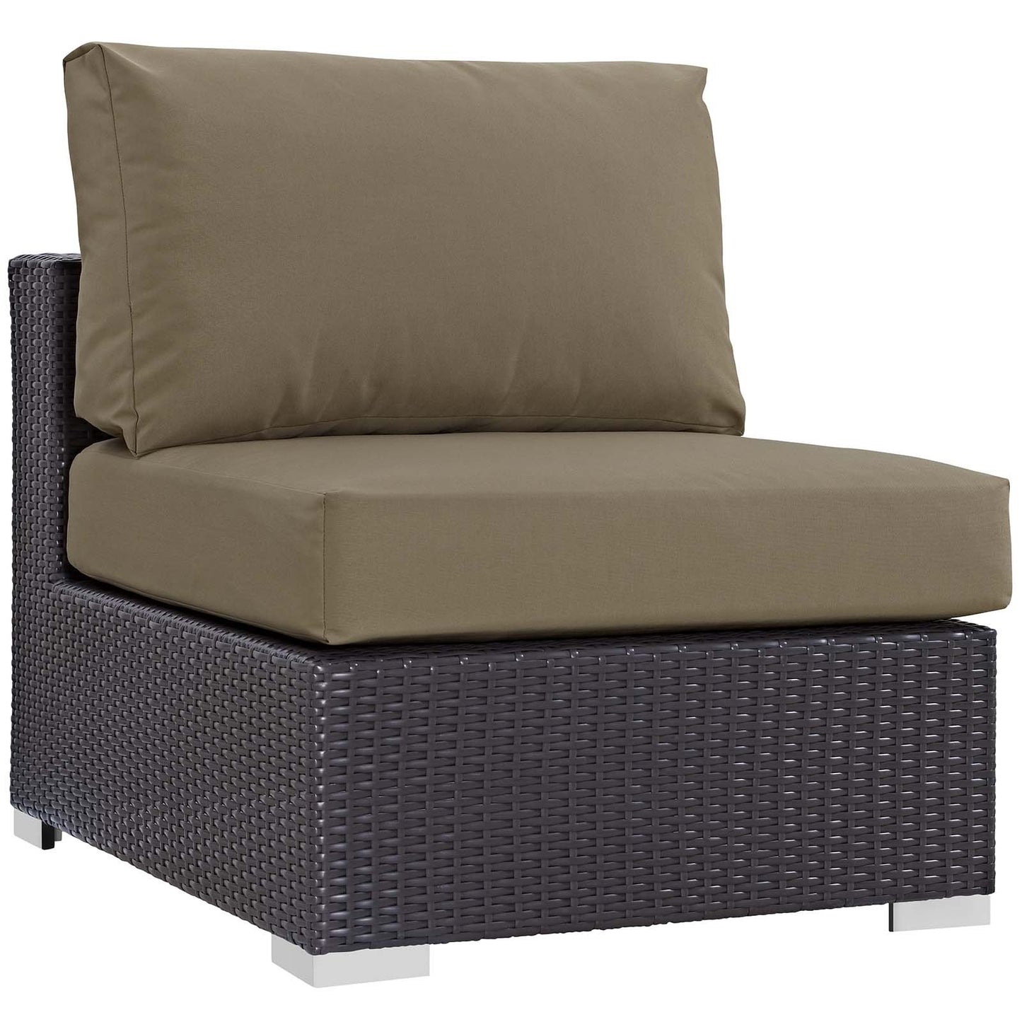 Modway Convene 5 Piece Set Outdoor Patio with Fire Pit