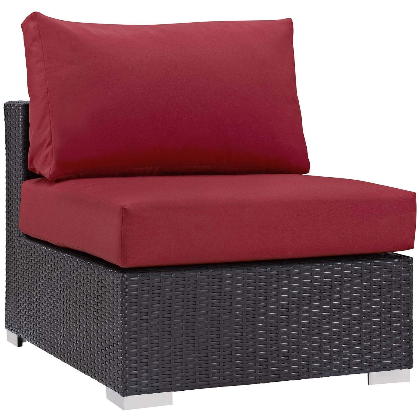 Modway Convene 5 Piece Set Outdoor Patio with Fire Pit