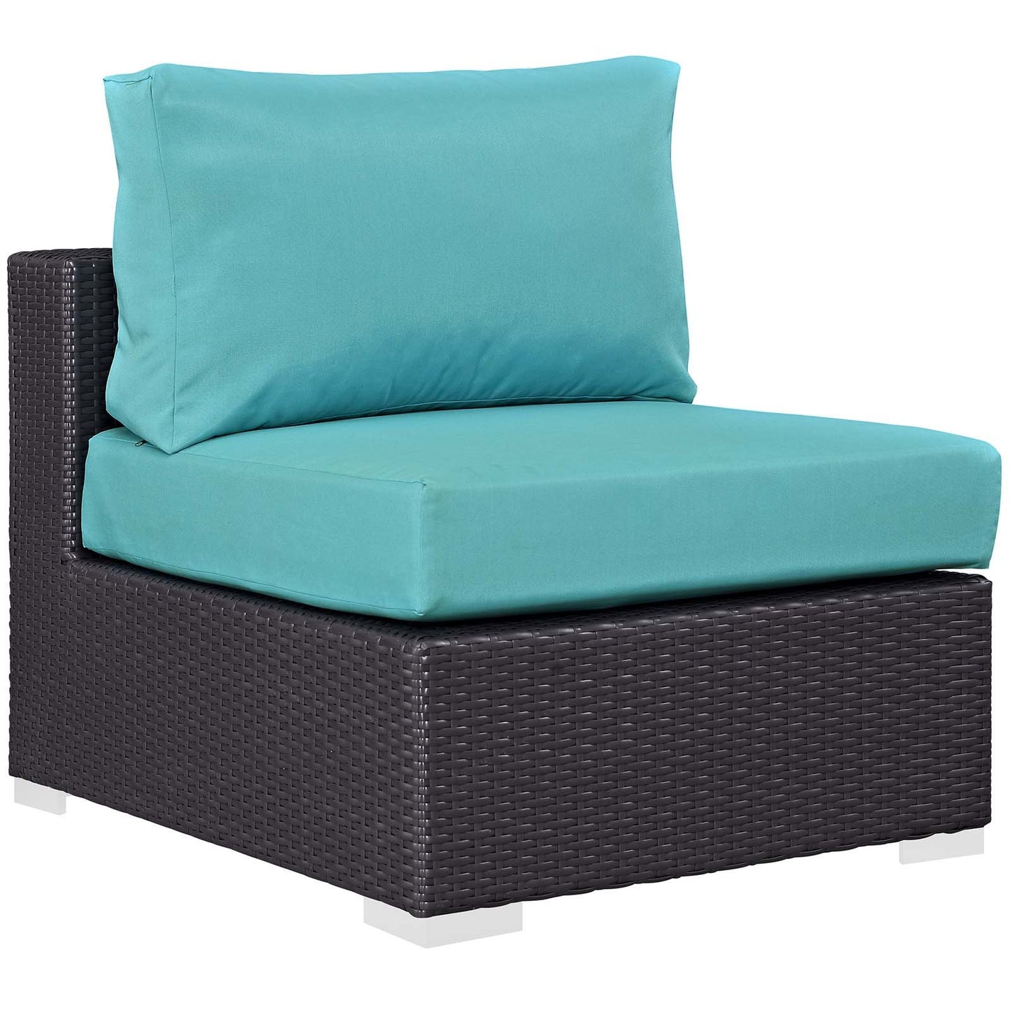 Modway Convene 5 Piece Set Outdoor Patio with Fire Pit