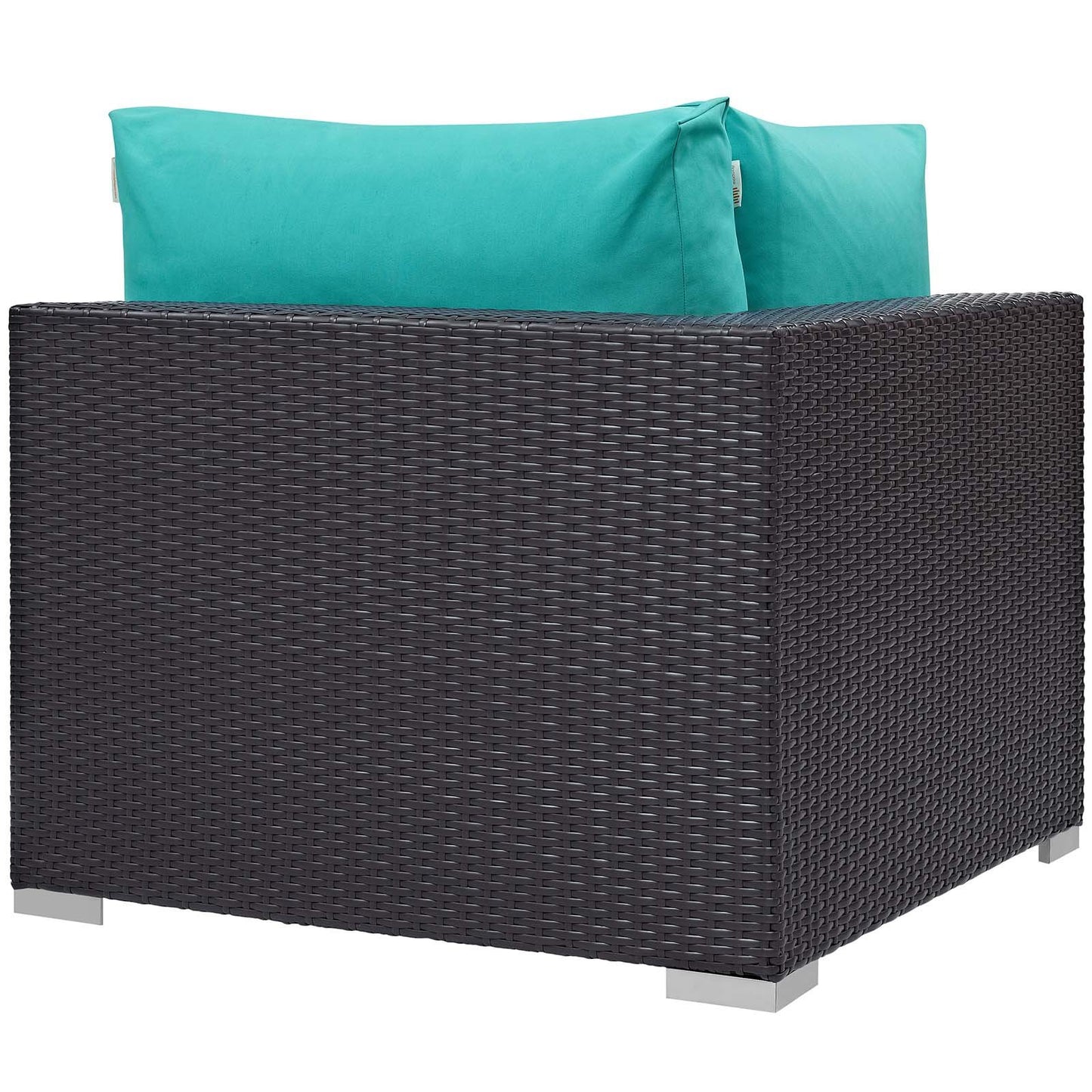 Modway Convene 5 Piece Set Outdoor Patio with Fire Pit