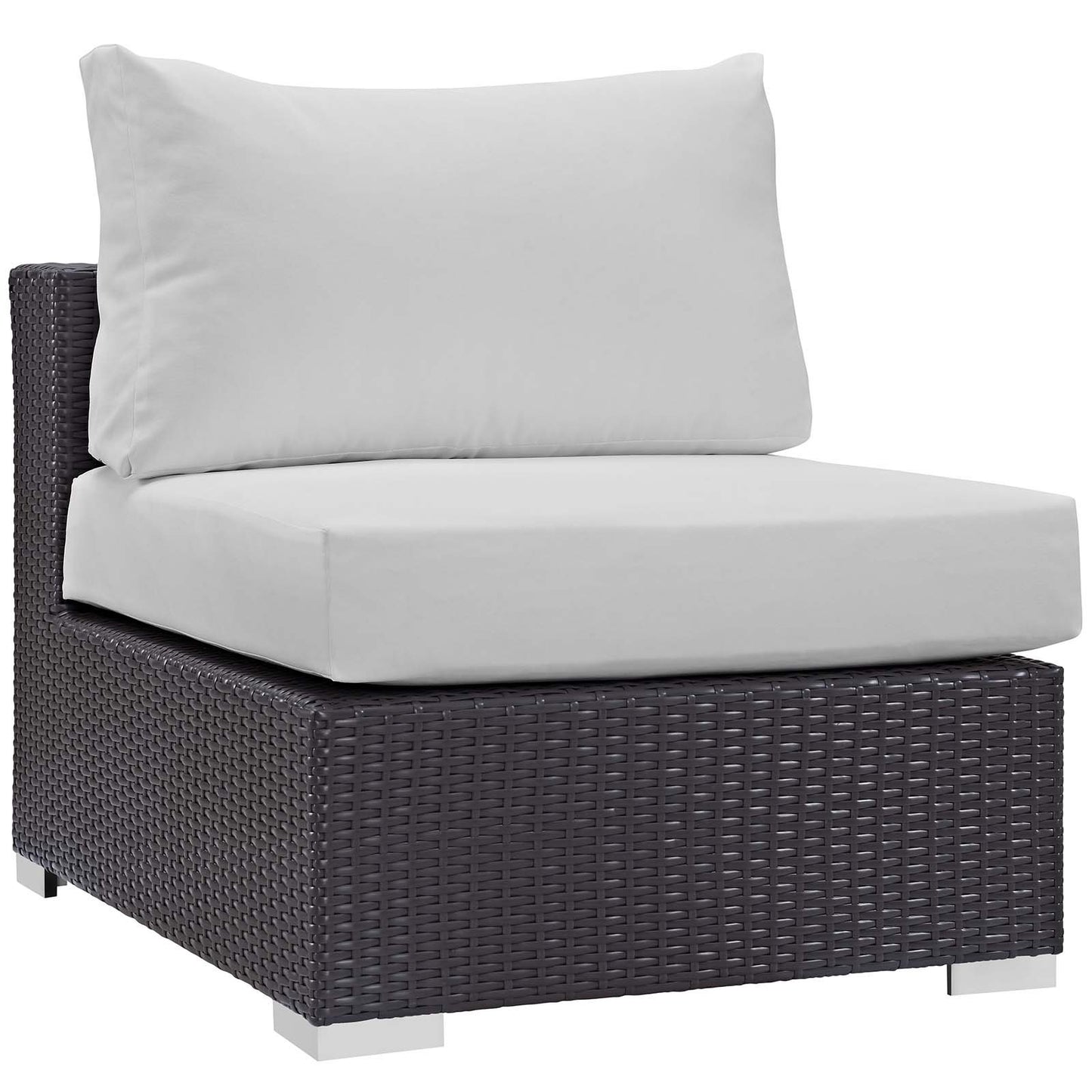 Modway Convene 5 Piece Set Outdoor Patio with Fire Pit