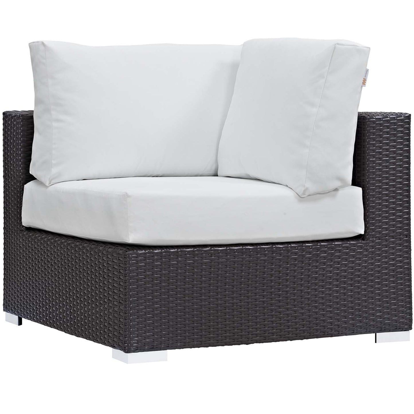 Modway Convene 5 Piece Set Outdoor Patio with Fire Pit