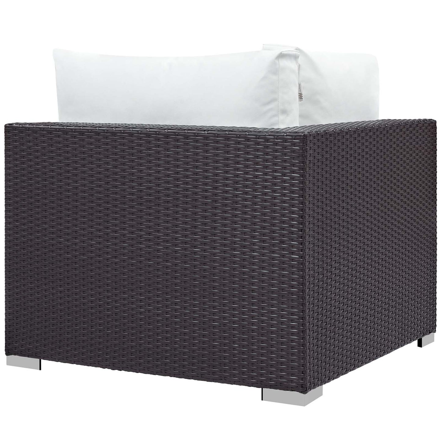 Modway Convene 5 Piece Set Outdoor Patio with Fire Pit