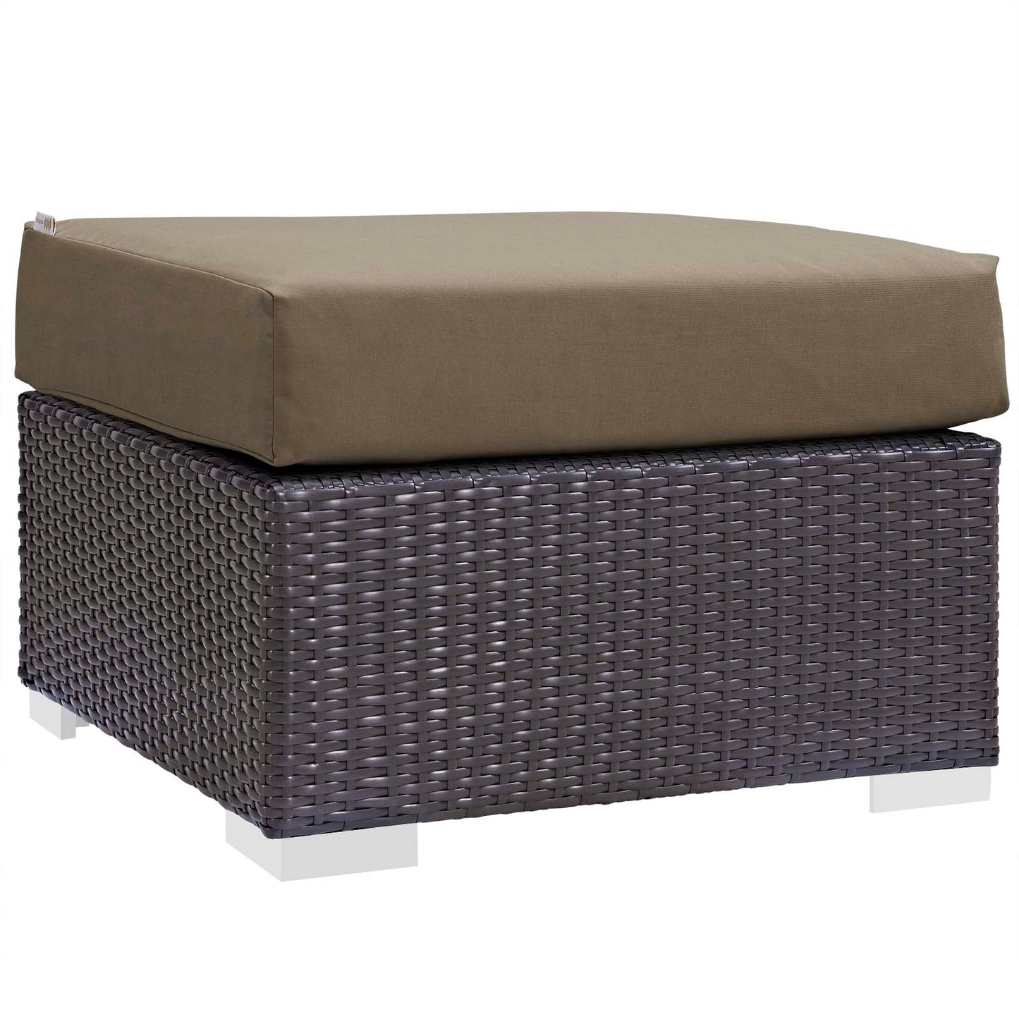 Modway Convene 3 Piece Set Outdoor Patio with Fire Pit | Outdoor Sofas, Loveseats & Sectionals | 