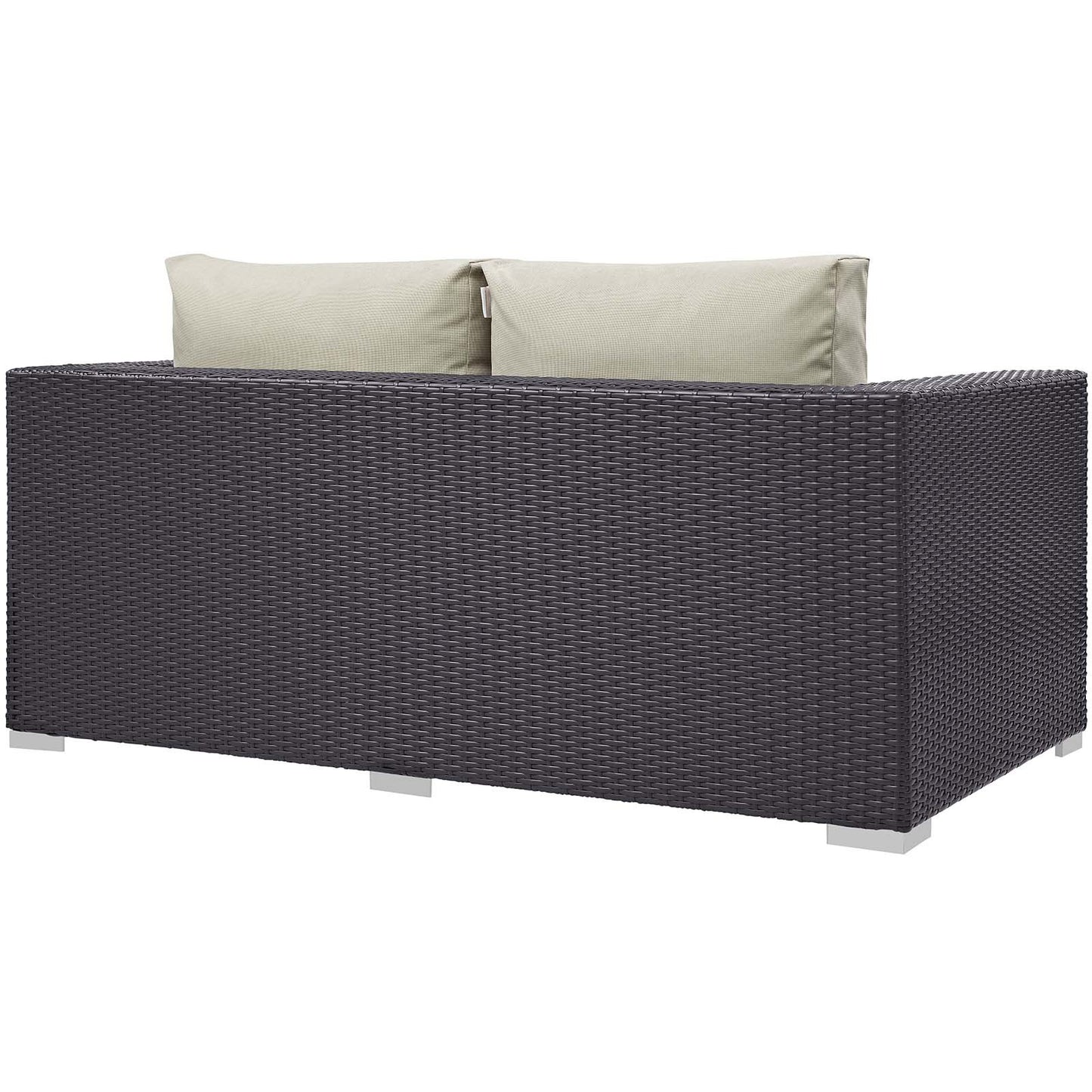Modway Convene 4 Piece Set Outdoor Patio with Fire Pit