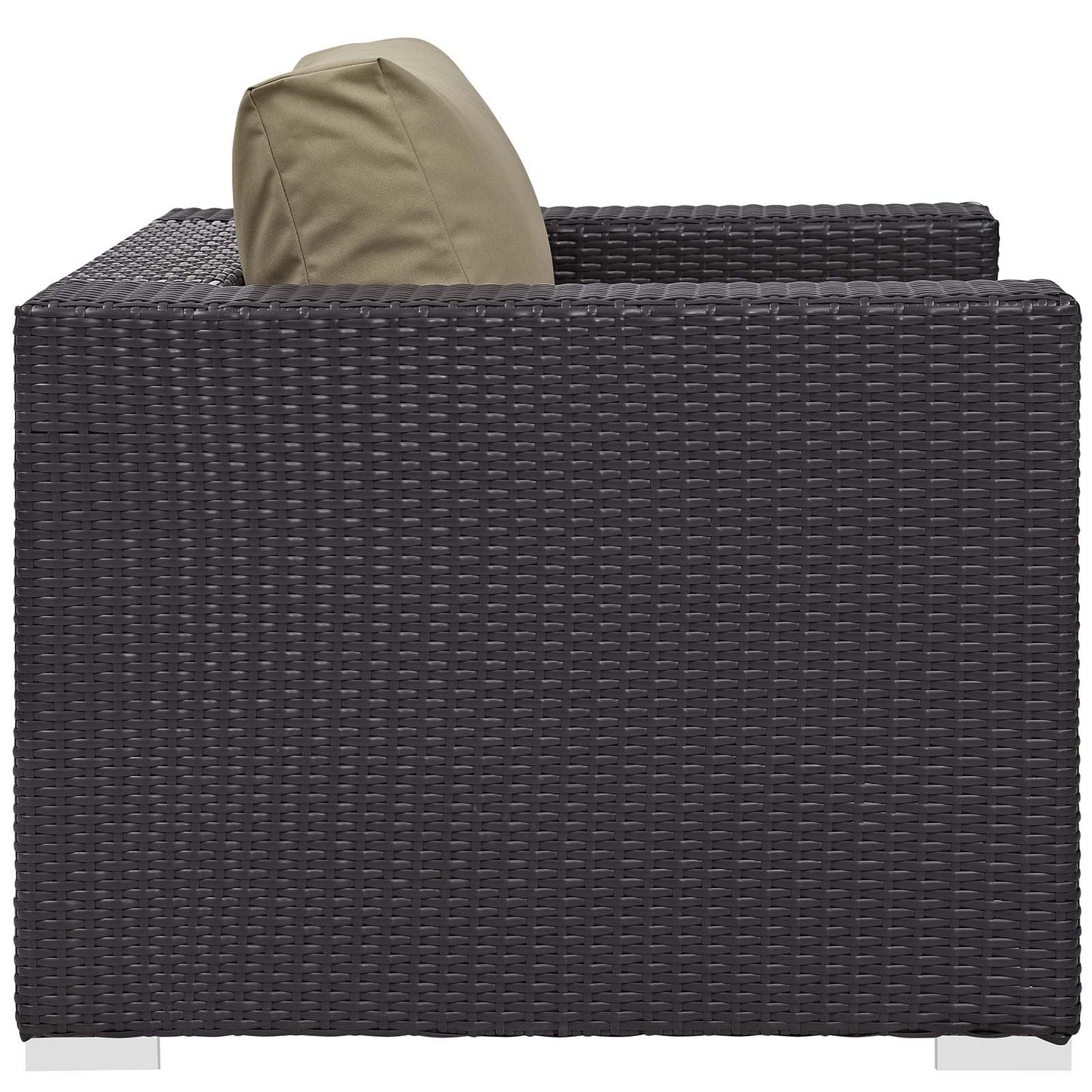 Modway Convene 4 Piece Set Outdoor Patio with Fire Pit