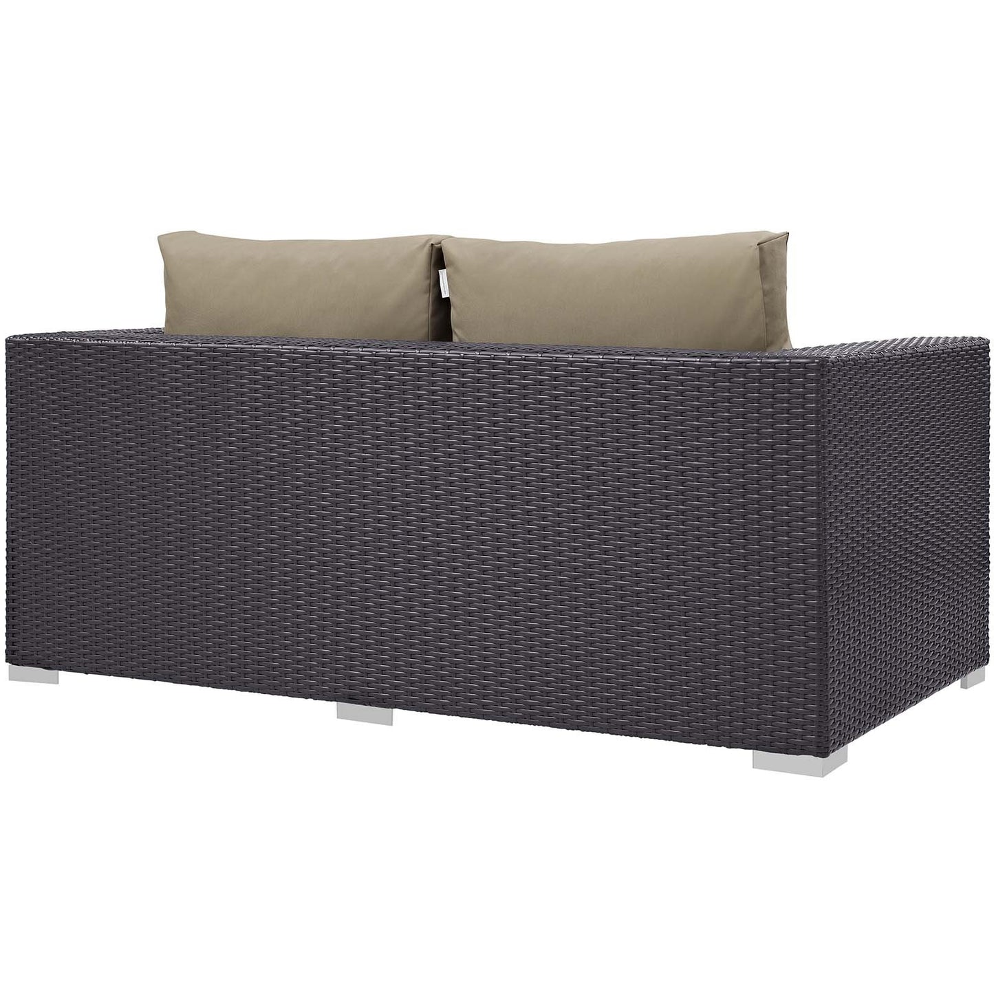 Modway Convene 4 Piece Set Outdoor Patio with Fire Pit