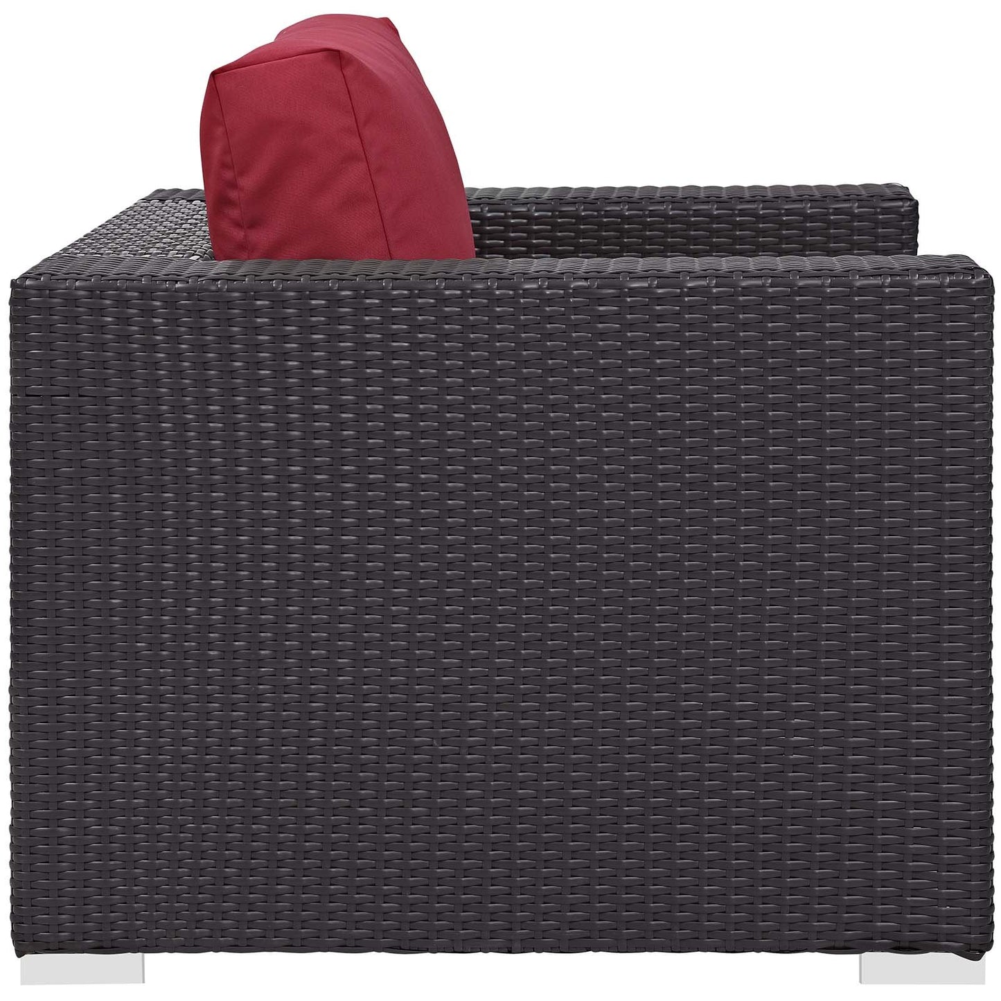 Modway Convene 4 Piece Set Outdoor Patio with Fire Pit