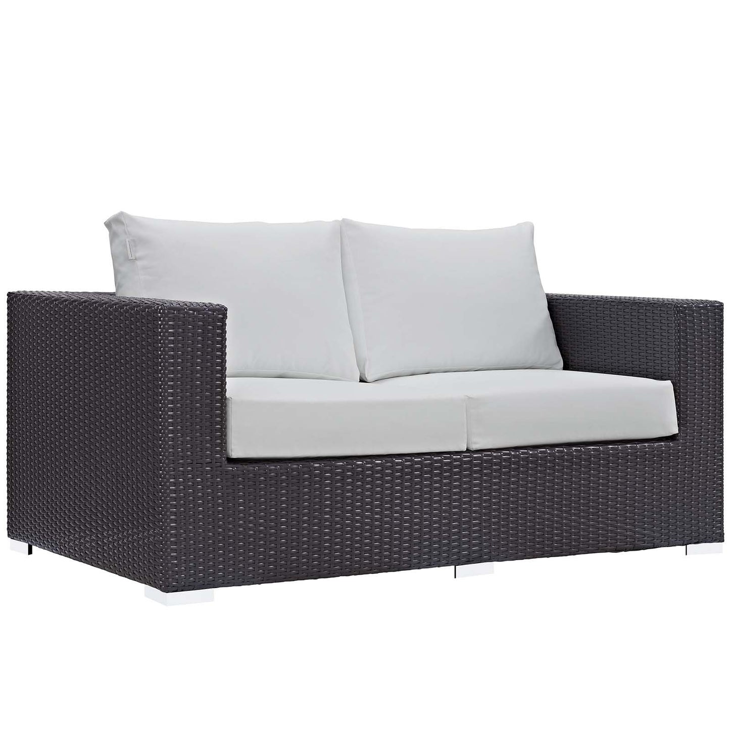 Modway Convene 4 Piece Set Outdoor Patio with Fire Pit