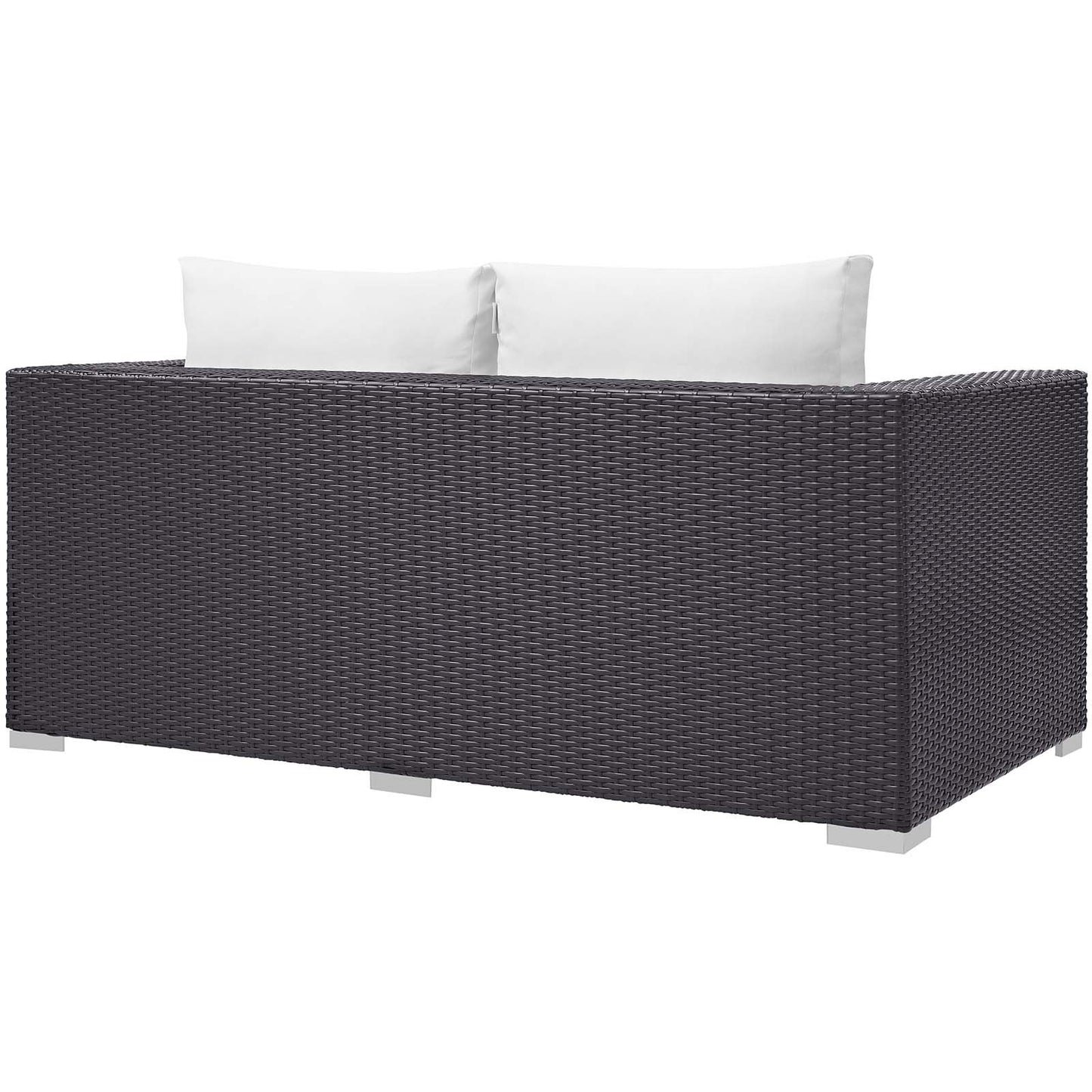 Modway Convene 4 Piece Set Outdoor Patio with Fire Pit