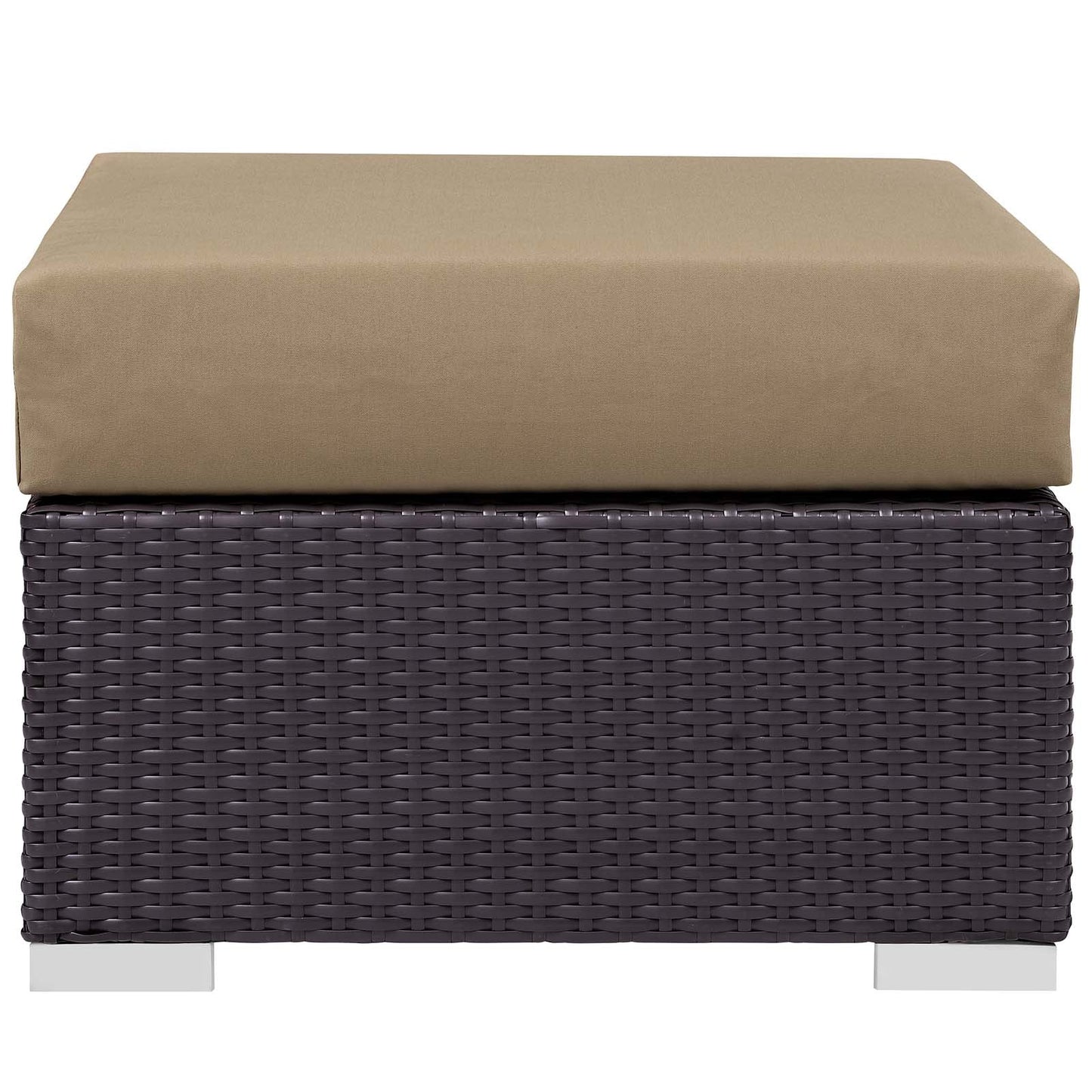 Modway Convene 5 Piece Set Outdoor Patio with Fire Pit-EEI-3726 | Outdoor Sofas, Loveseats & Sectionals | 