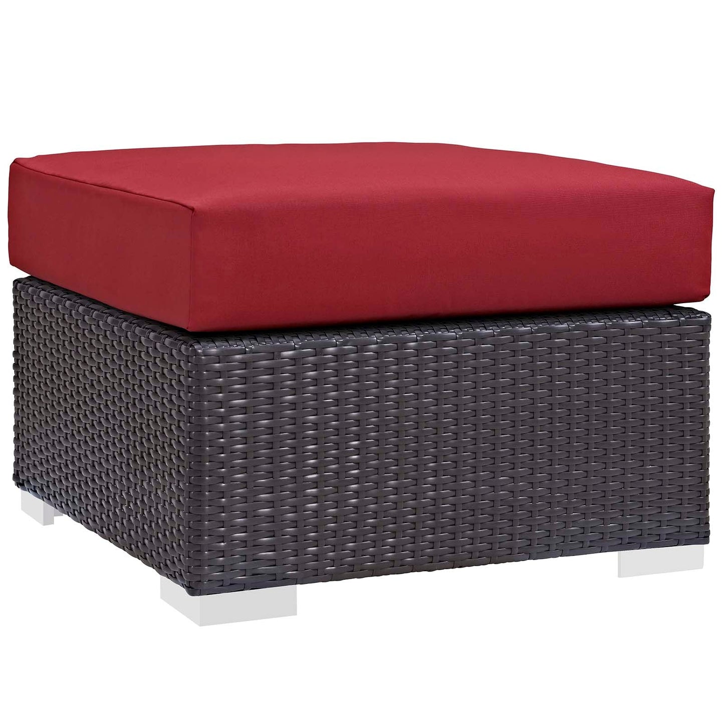 Modway Convene 5 Piece Set Outdoor Patio with Fire Pit-EEI-3726 | Outdoor Sofas, Loveseats & Sectionals | 