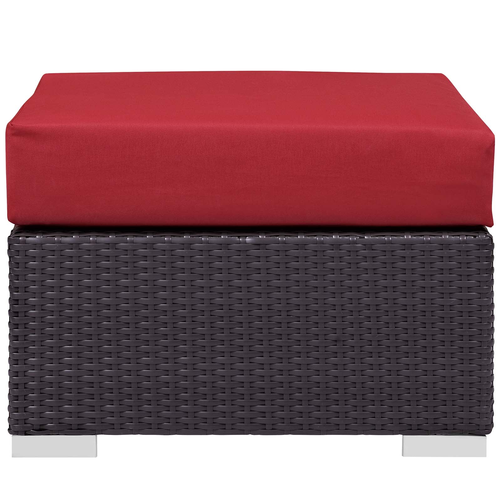 Modway Convene 5 Piece Set Outdoor Patio with Fire Pit-EEI-3726 | Outdoor Sofas, Loveseats & Sectionals | 