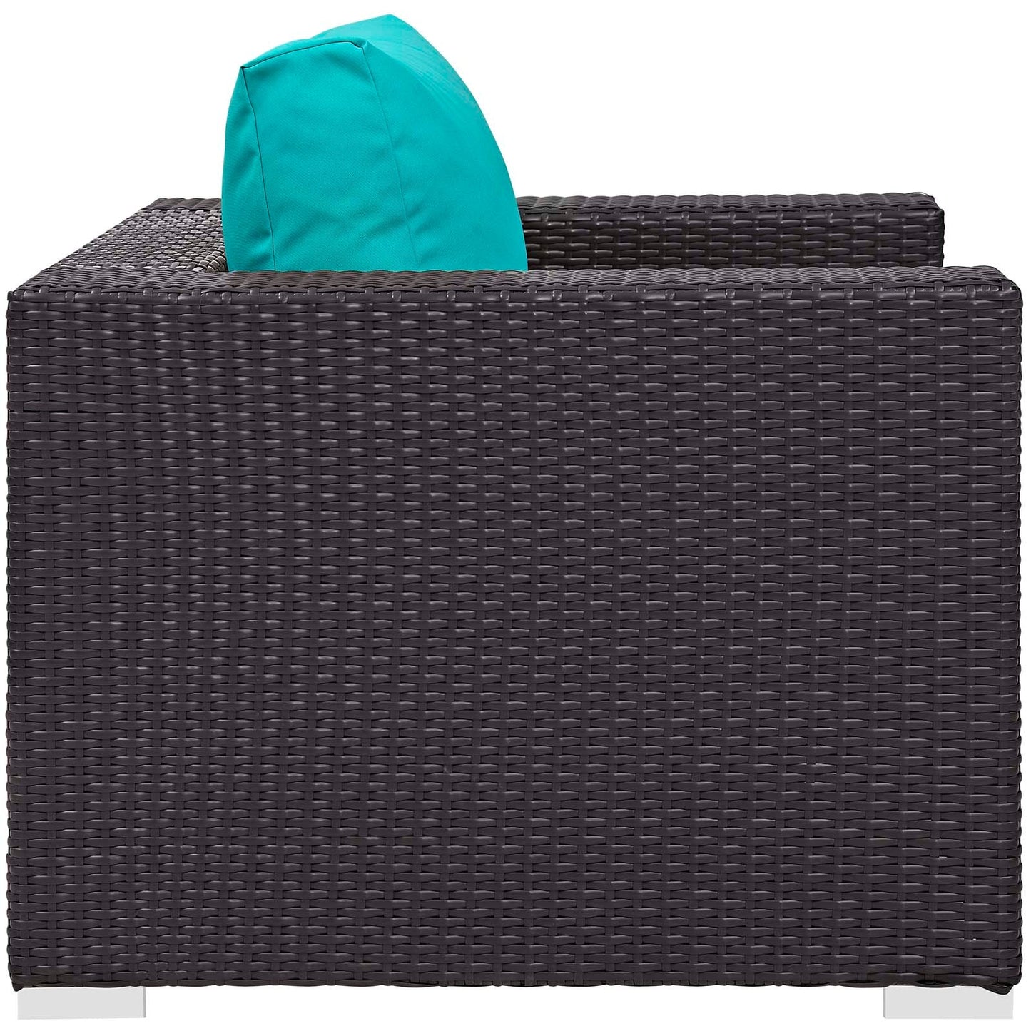 Modway Convene 5 Piece Set Outdoor Patio with Fire Pit-EEI-3726 | Outdoor Sofas, Loveseats & Sectionals | 