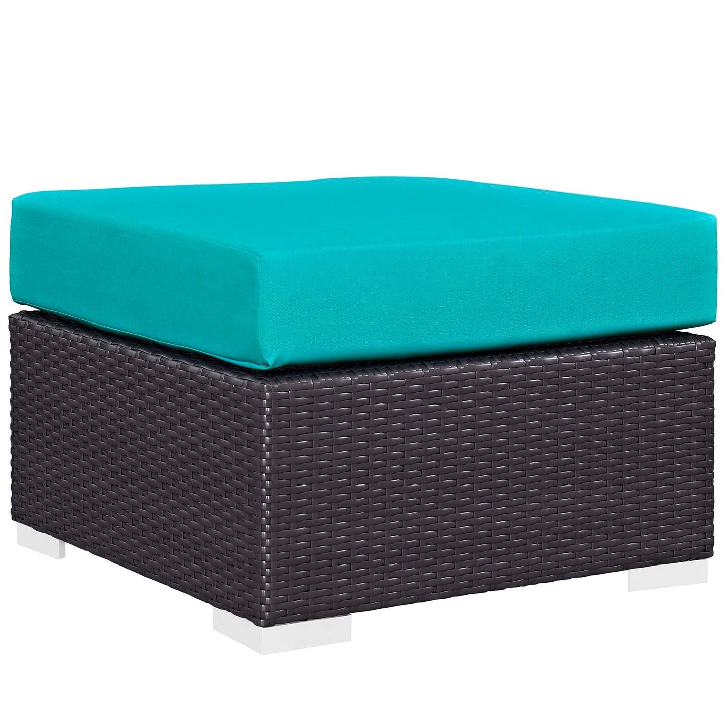 Modway Convene 5 Piece Set Outdoor Patio with Fire Pit-EEI-3726 | Outdoor Sofas, Loveseats & Sectionals | 