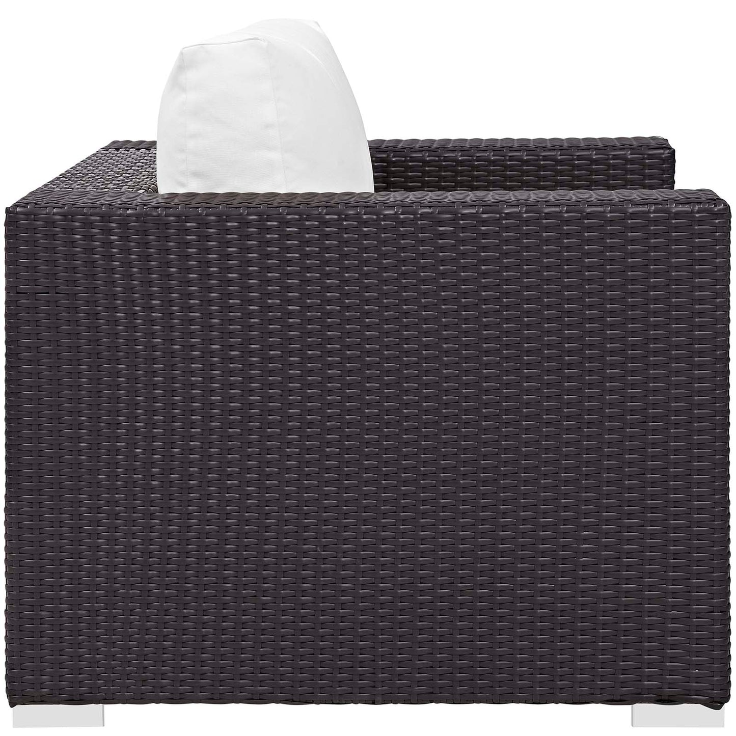 Modway Convene 5 Piece Set Outdoor Patio with Fire Pit-EEI-3726 | Outdoor Sofas, Loveseats & Sectionals | 