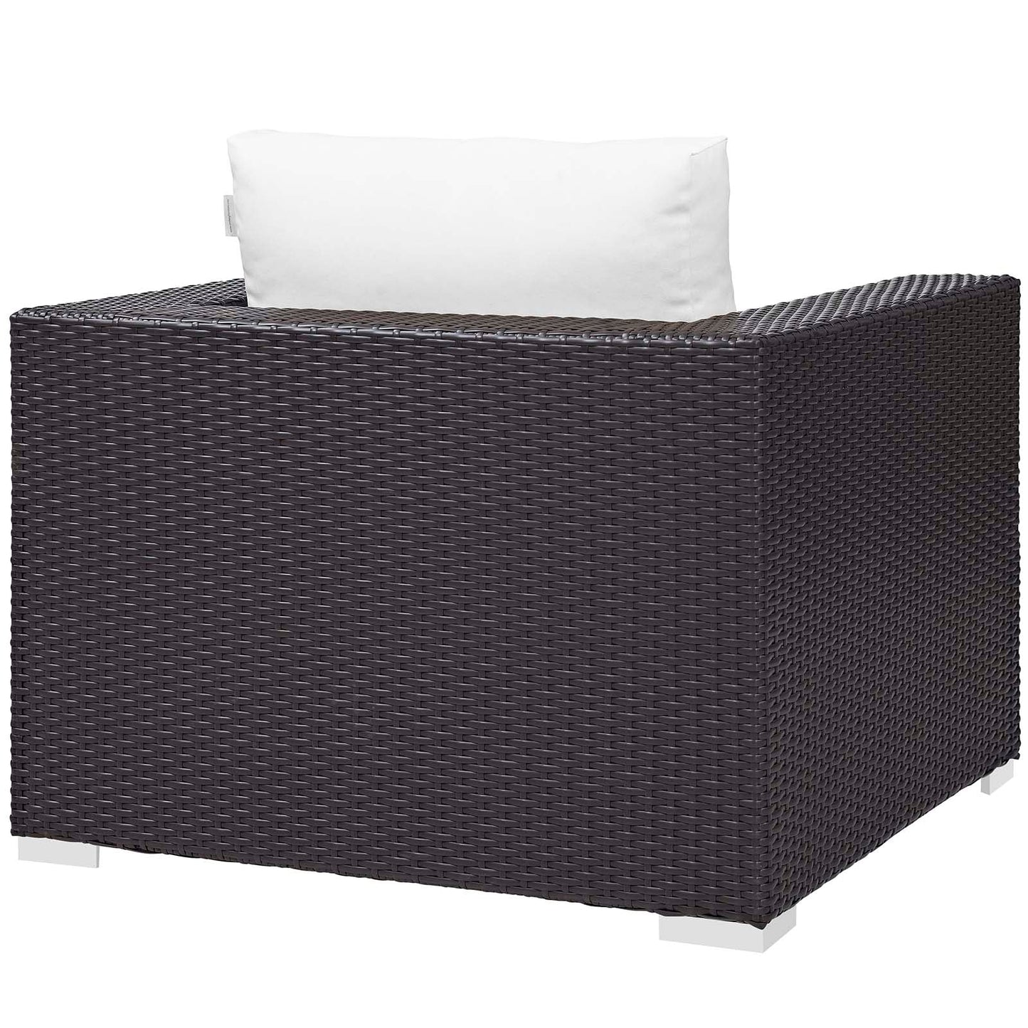 Modway Convene 5 Piece Set Outdoor Patio with Fire Pit-EEI-3726 | Outdoor Sofas, Loveseats & Sectionals | 