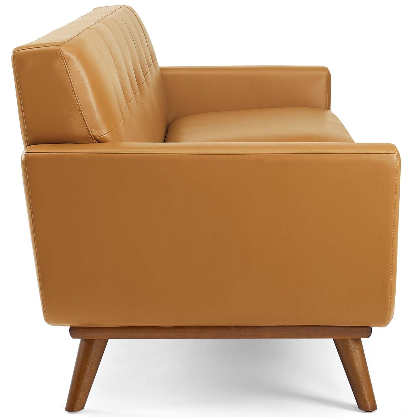 Modway Engage Top-Grain Leather Living Room Lounge Sofa | Sofas | 