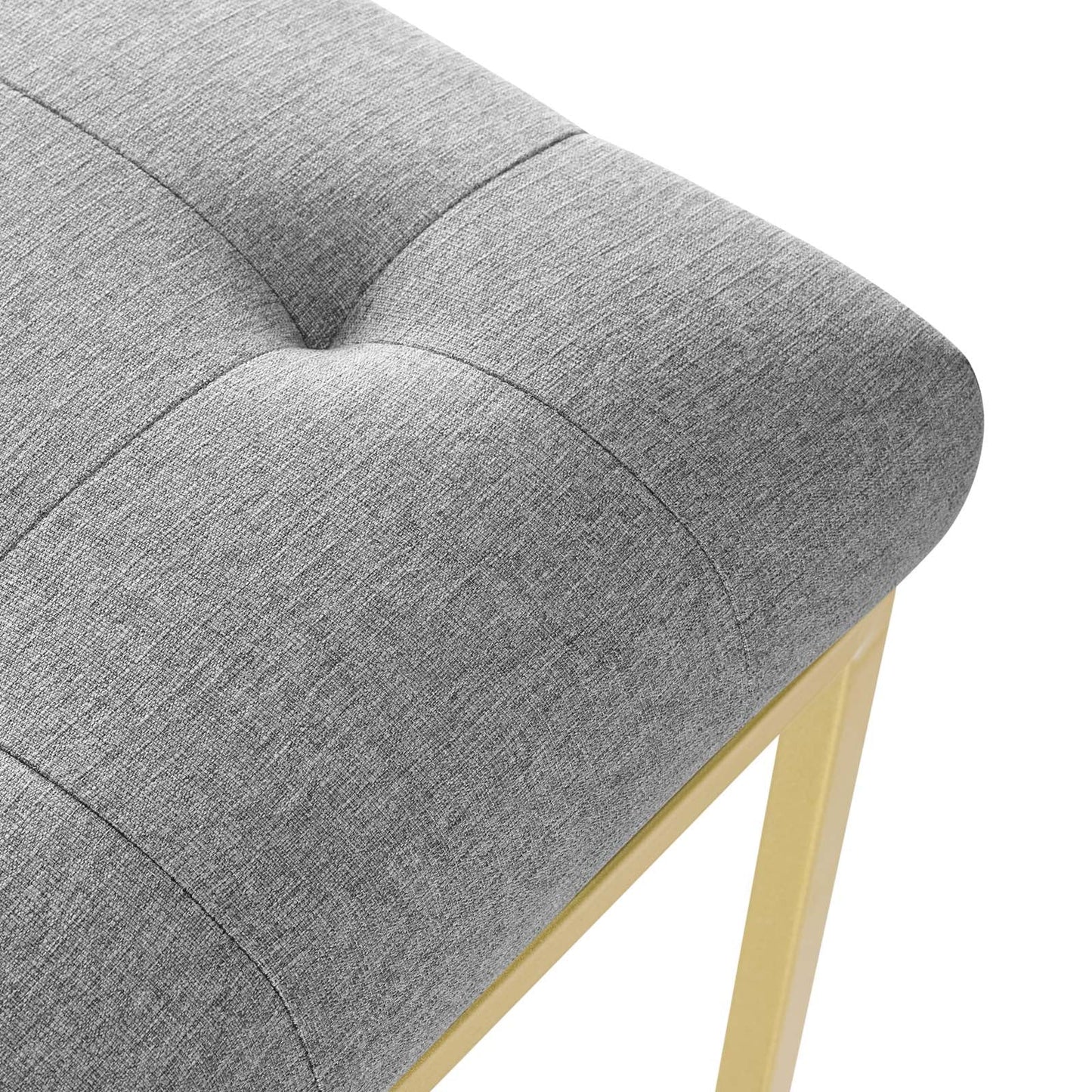 Modway Privy Gold Stainless Steel Upholstered Fabric Dining Accent Chair | Dining Chairs | Modishstore-23
