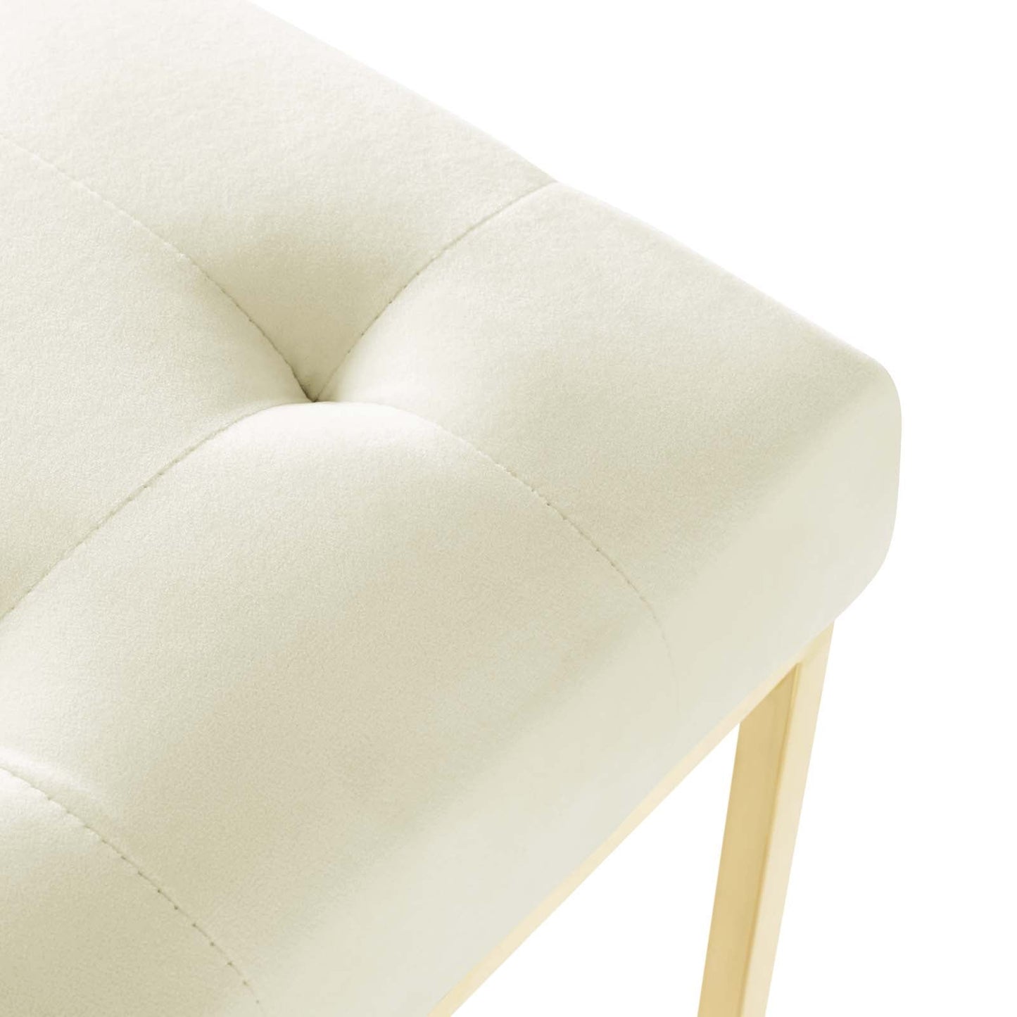 Modway Privy Gold Stainless Steel Performance Velvet Dining Chair | Dining Chairs | Modishstore-39