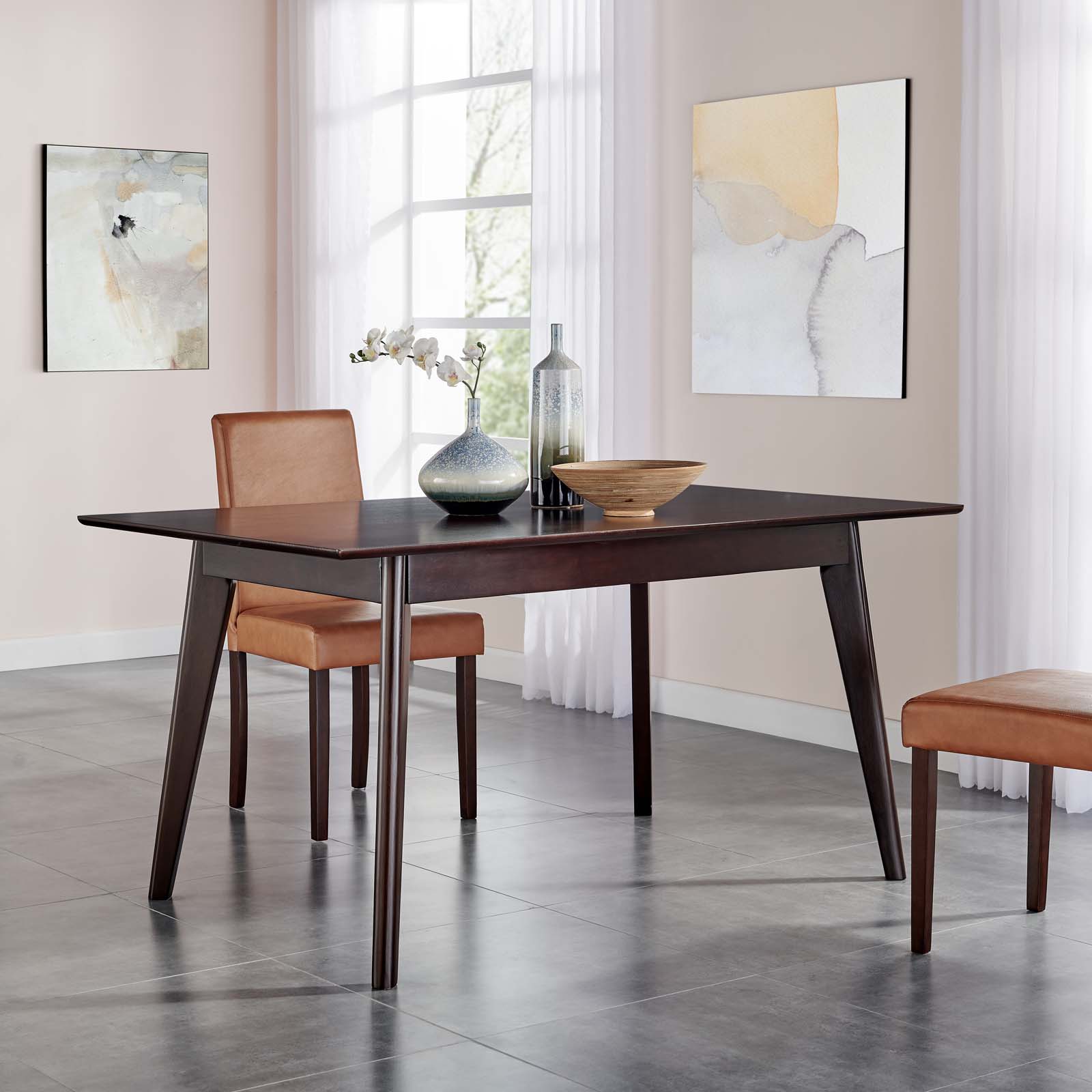 Modway Oracle 59" Rectangle Dining Table | Dining Tables | Modishstore