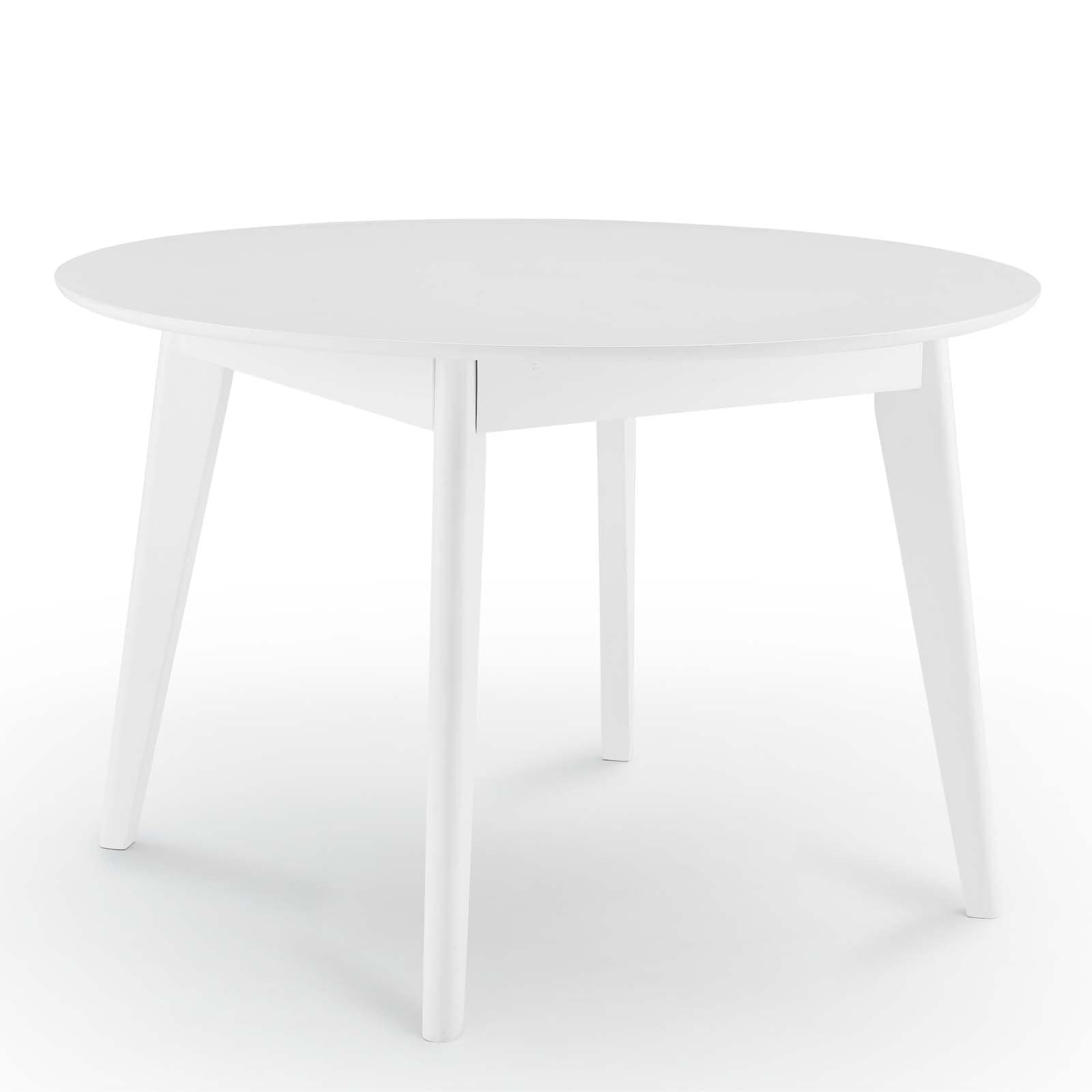 Modway Vision 45" White Round Dining Table | Dining Tables | Modishstore-3