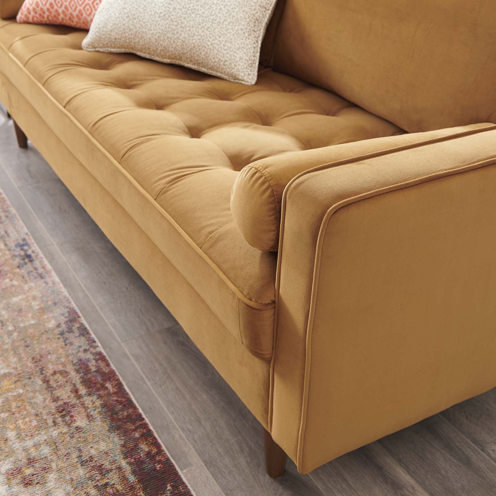 Modway Valour Performance Velvet Sofa | Sofas | Modishstore-7