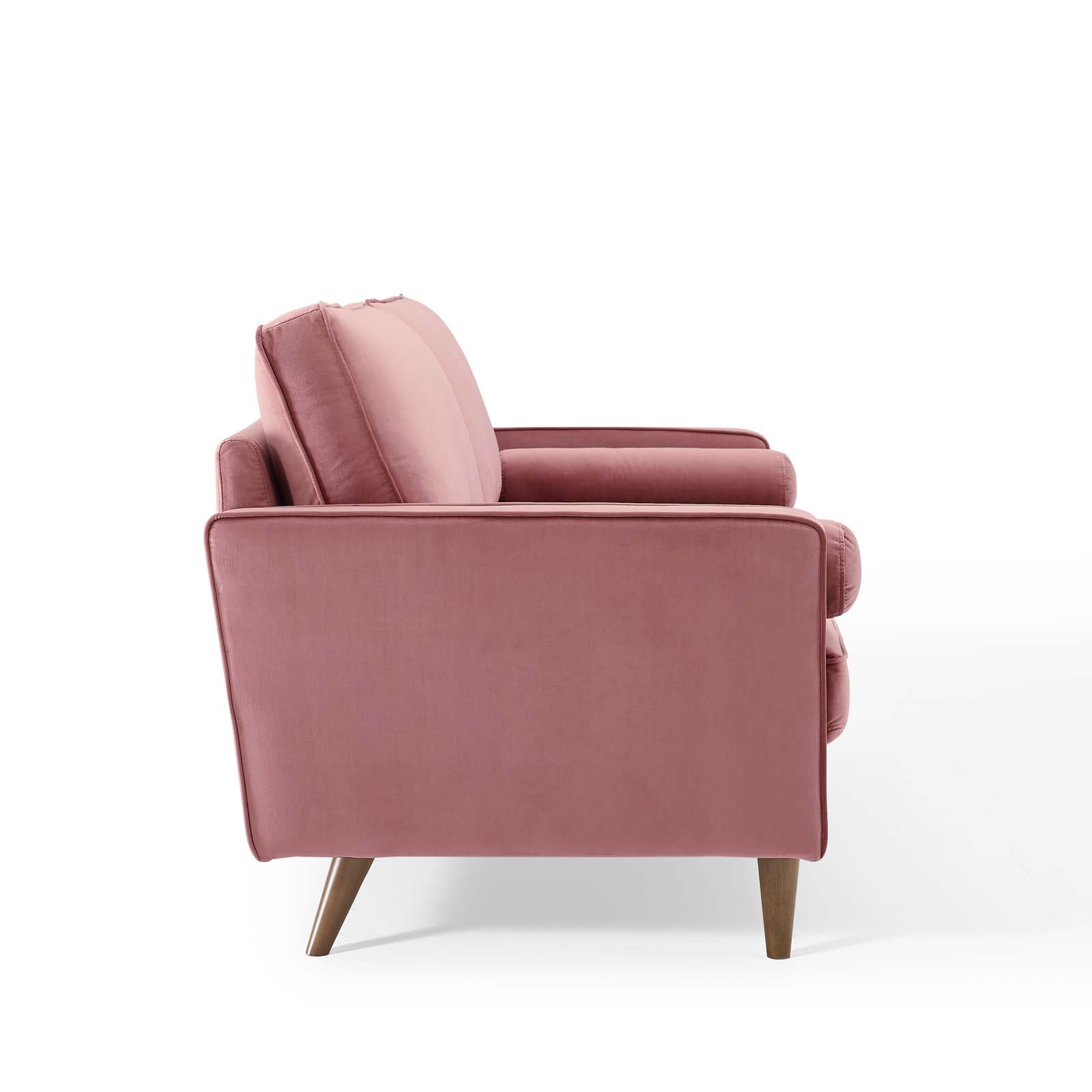 Modway Valour Performance Velvet Sofa | Sofas | Modishstore-12