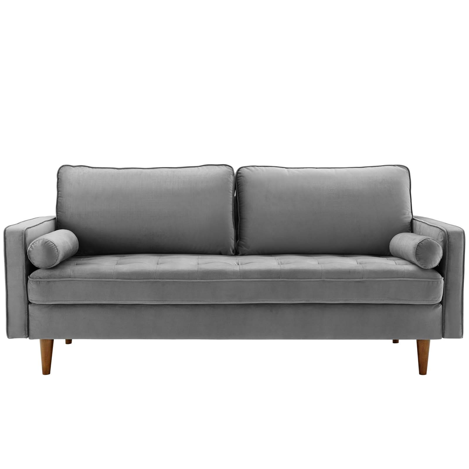 Modway Valour Performance Velvet Sofa | Sofas | Modishstore-27