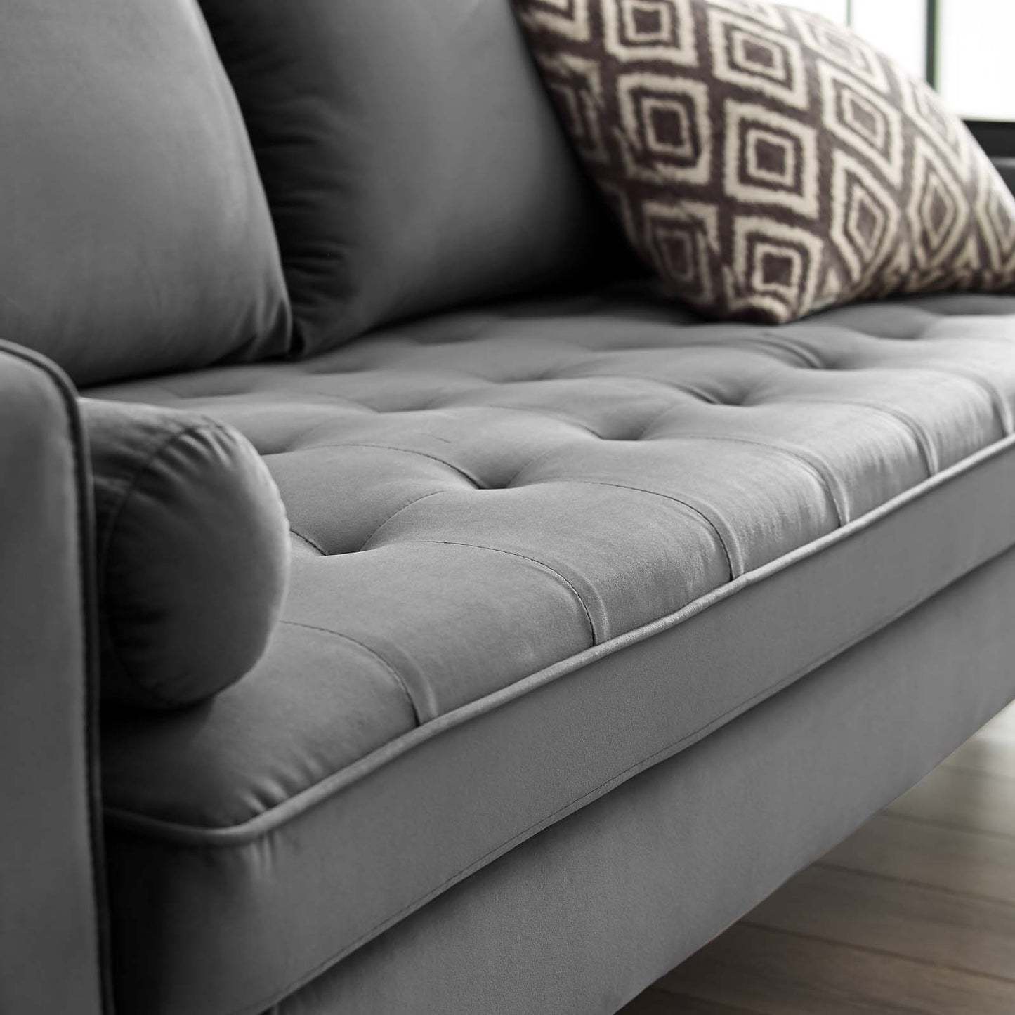 Modway Valour Performance Velvet Sofa | Sofas | Modishstore-29
