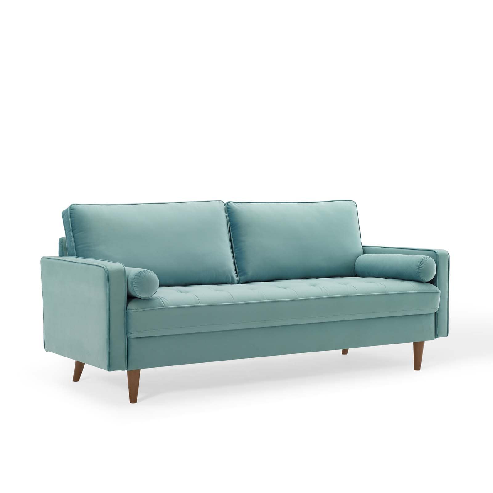 Modway Valour Performance Velvet Sofa | Sofas | Modishstore-32