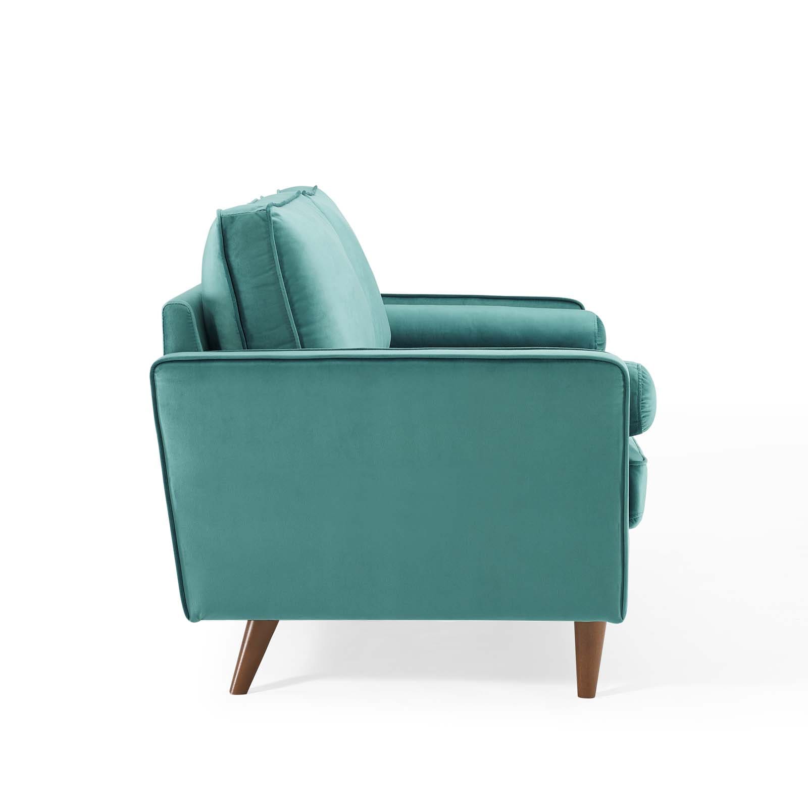 Modway Valour Performance Velvet Sofa | Sofas | Modishstore-58